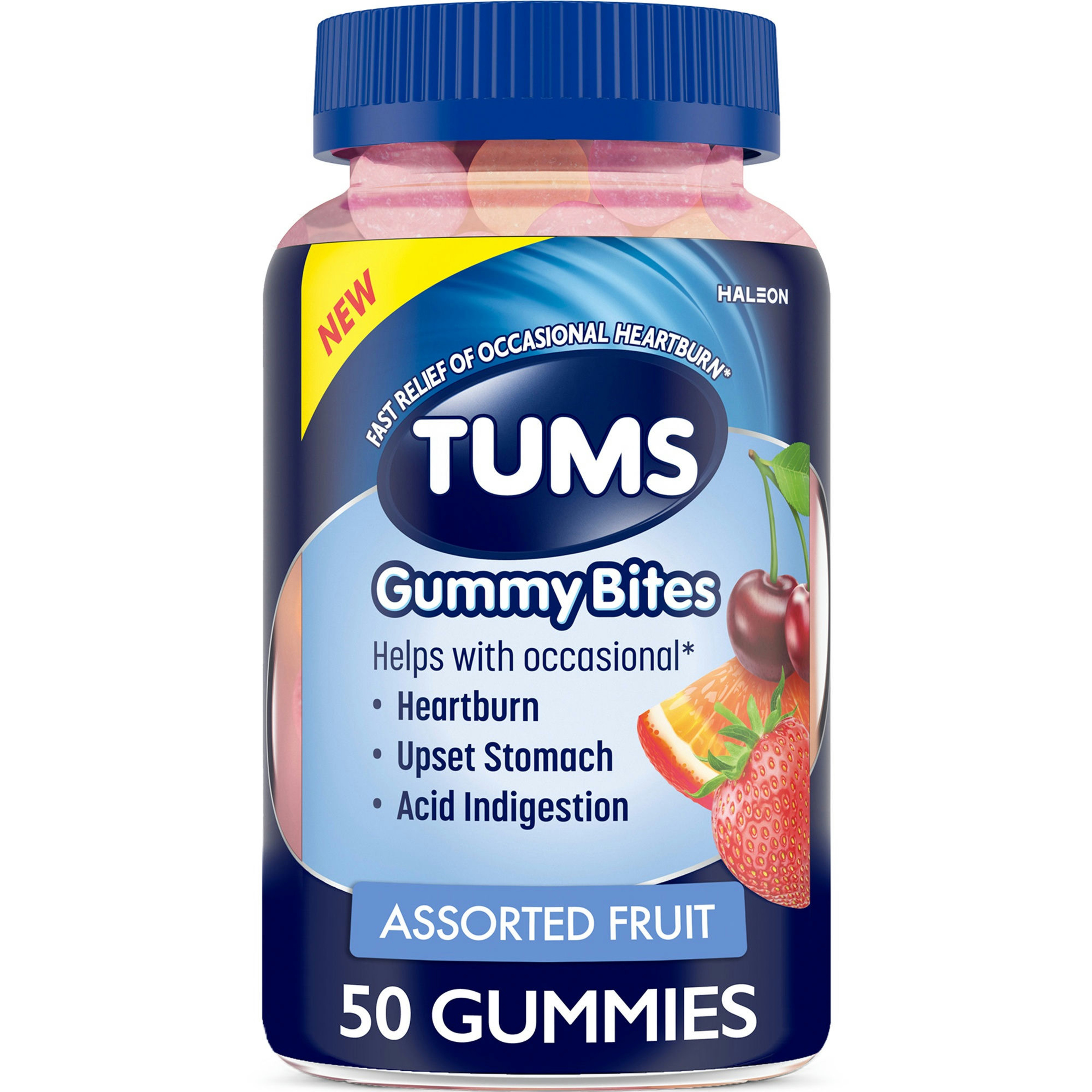 Tums Gummy Bites for Occasional Heartburn, Upset Stomach & Acid Indigestion