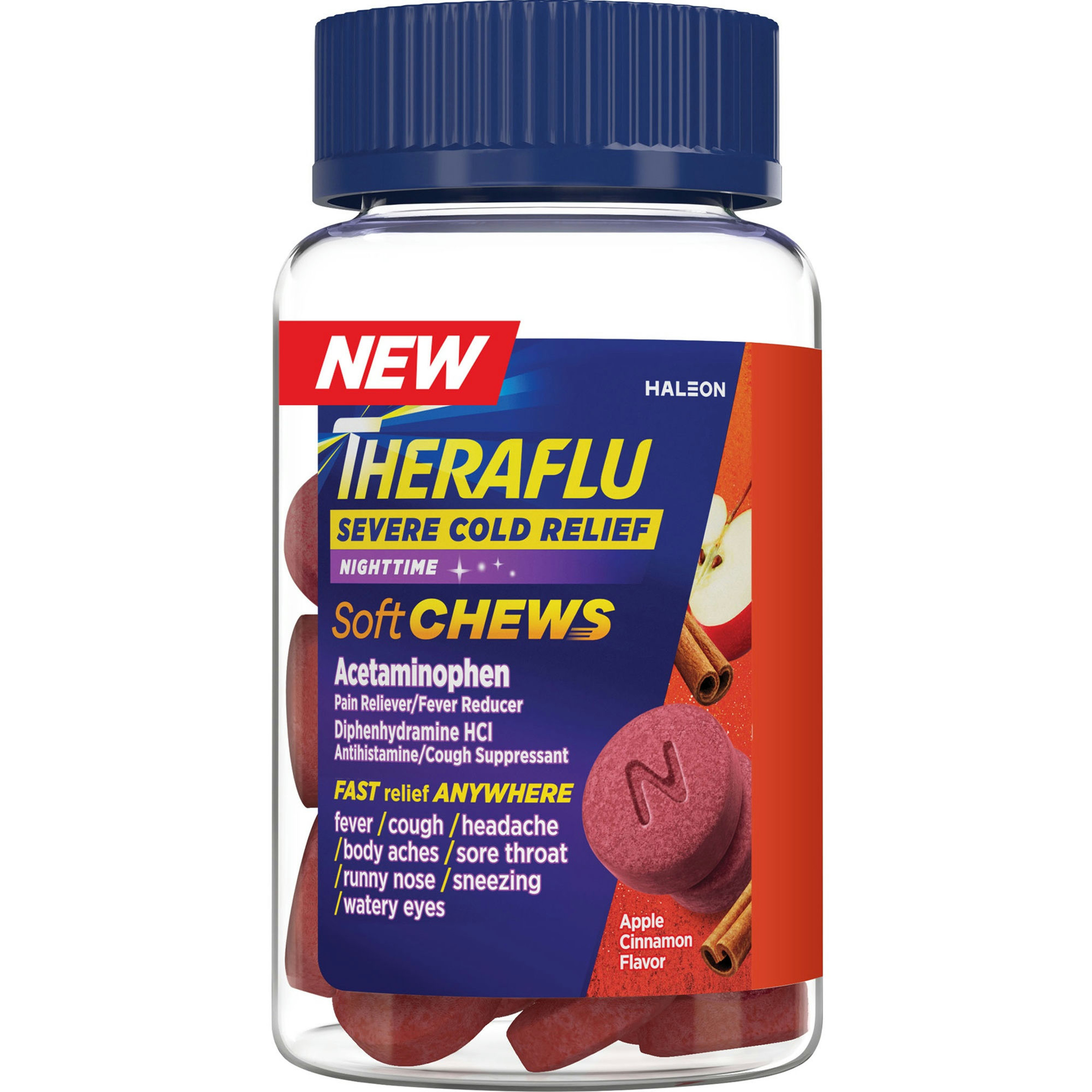 Theraflu Soft Chews Nighttime Severe Cold Relief