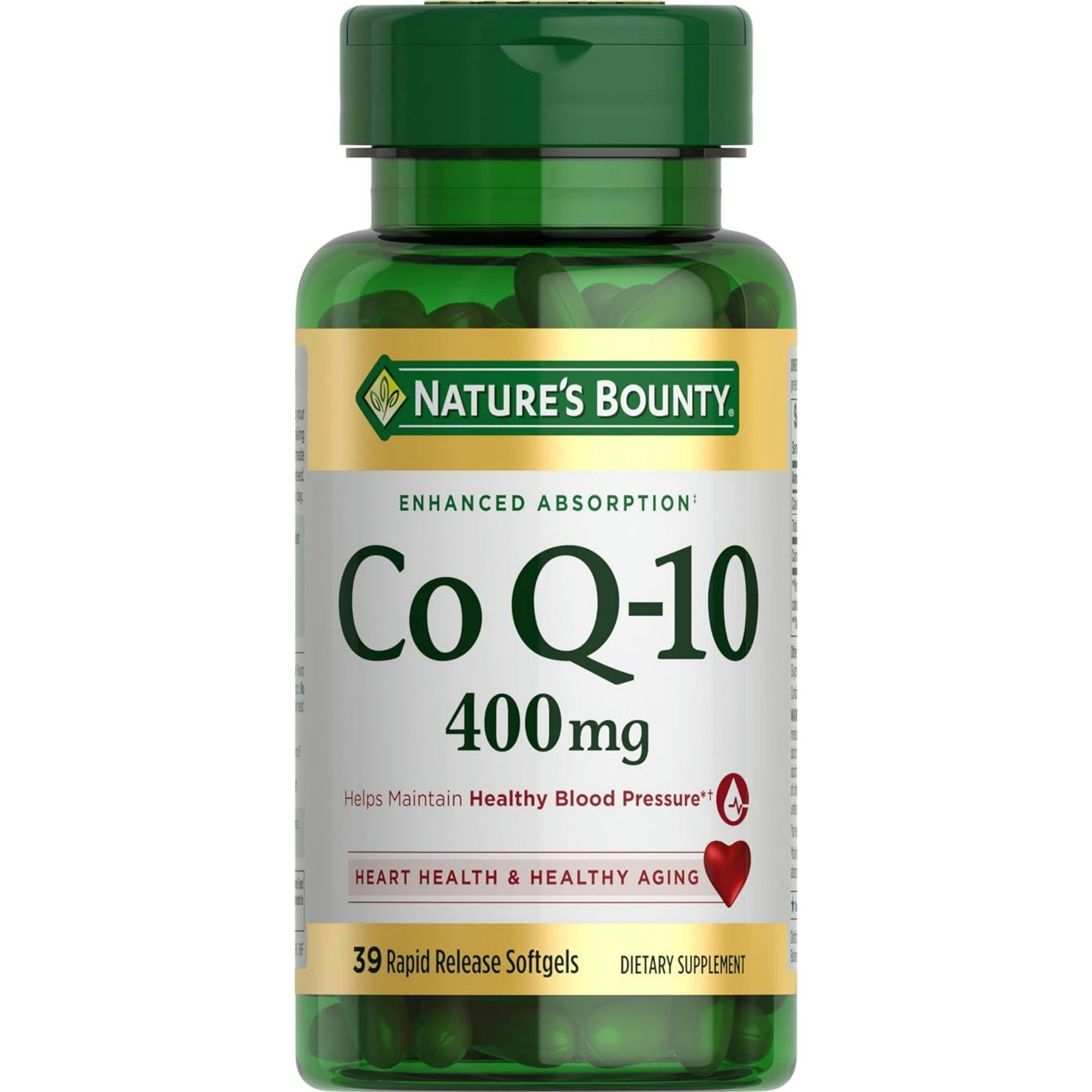 Nature's Bounty COQ10 Dietary Supplement, 400 mg