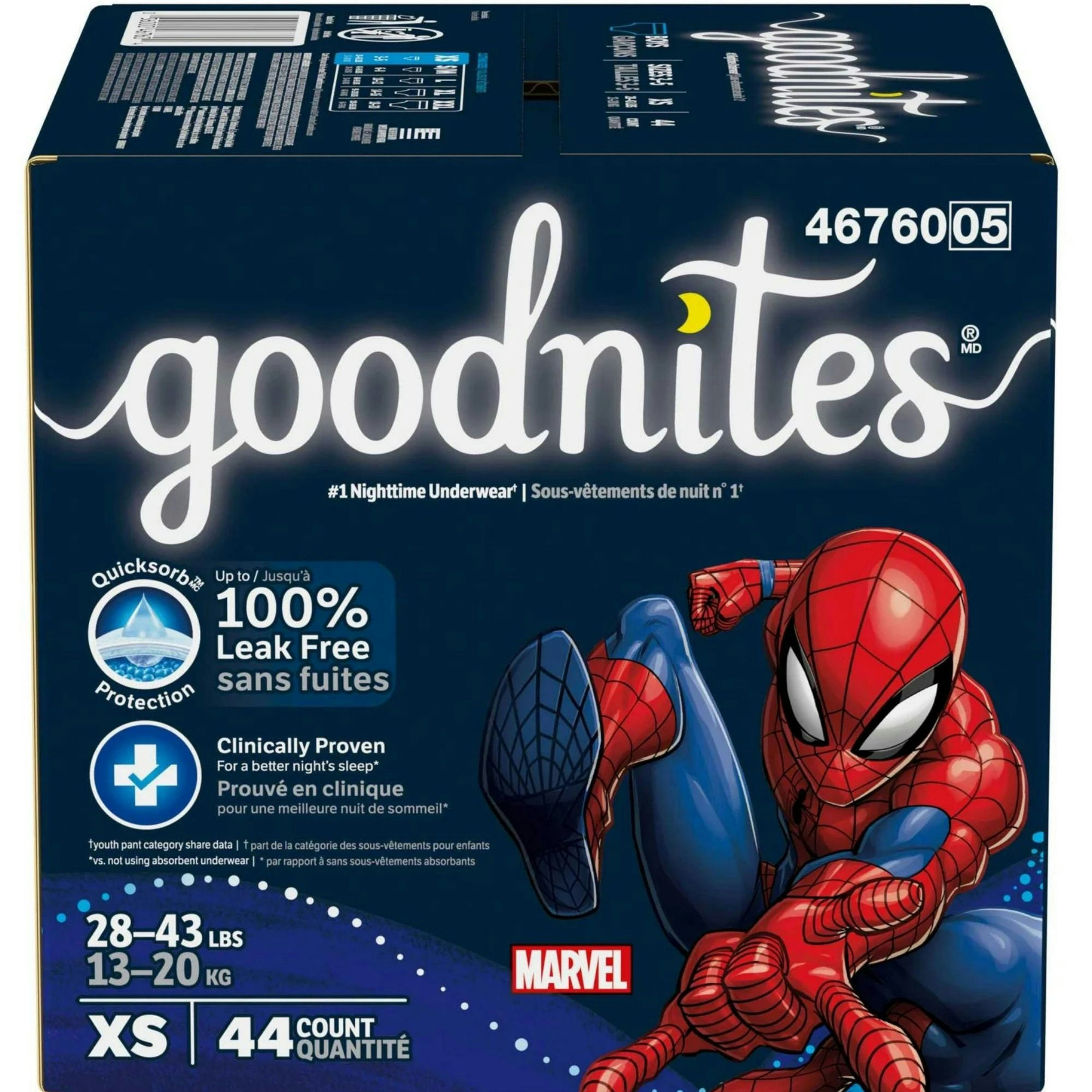 GoodNites NightTime Underwear for Boys