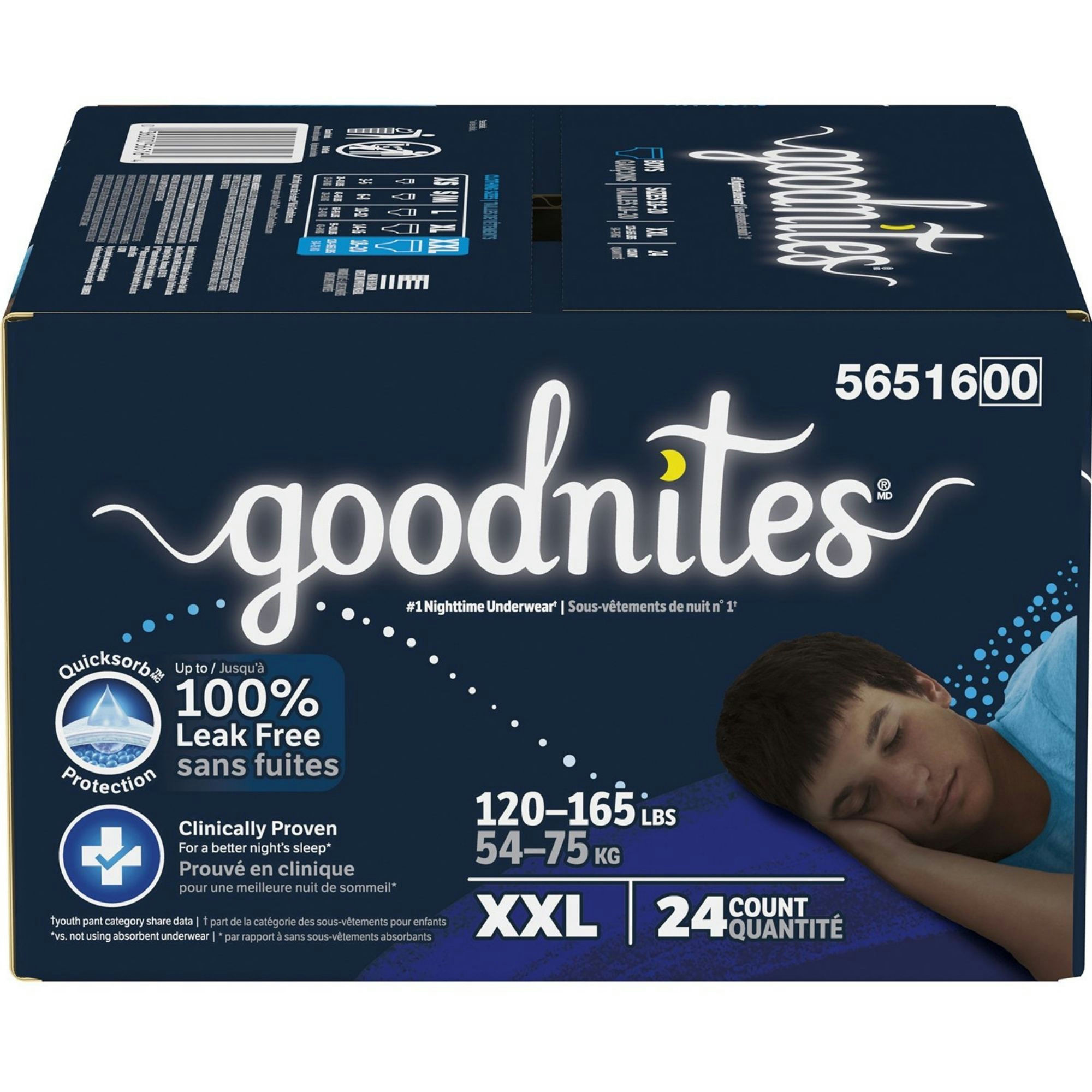 GoodNites NightTime Underwear for Boys