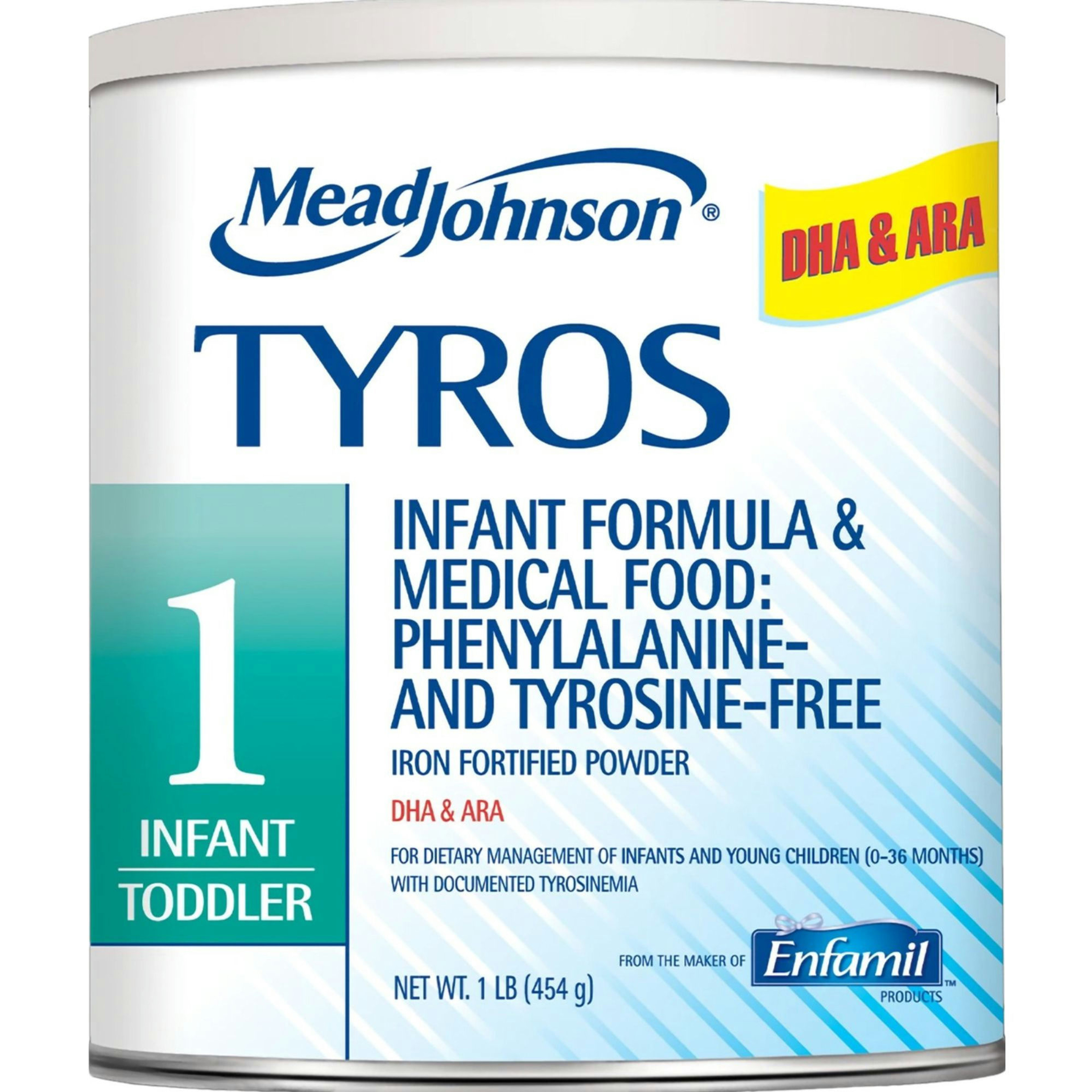 Mead Johnson Tyros 1 Infant Formula & Medical Food Iron Fortified Powder, 16 oz.