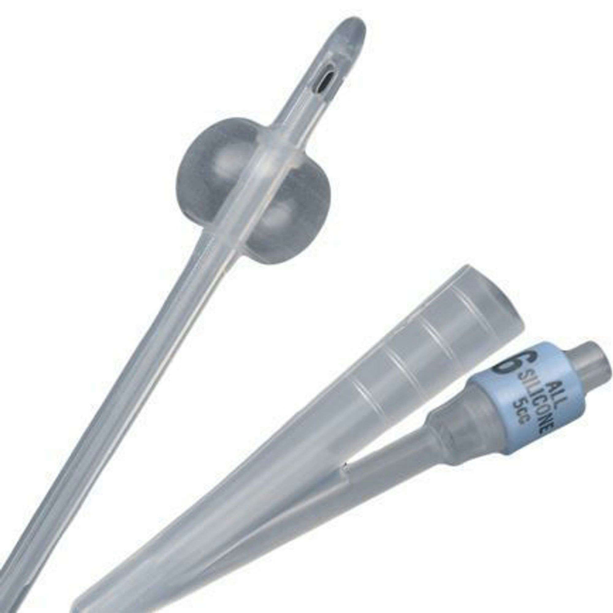 Bardia Silicone Foley Catheter 2-Way Standard Tip, 5 cc, Silicone