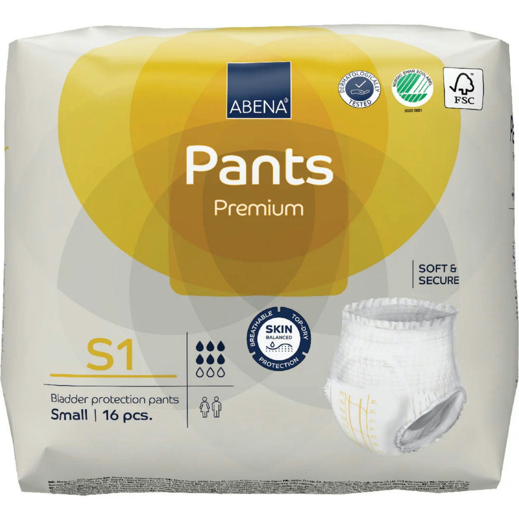 Abena Pants Pull-Up Underwear, Level 1s