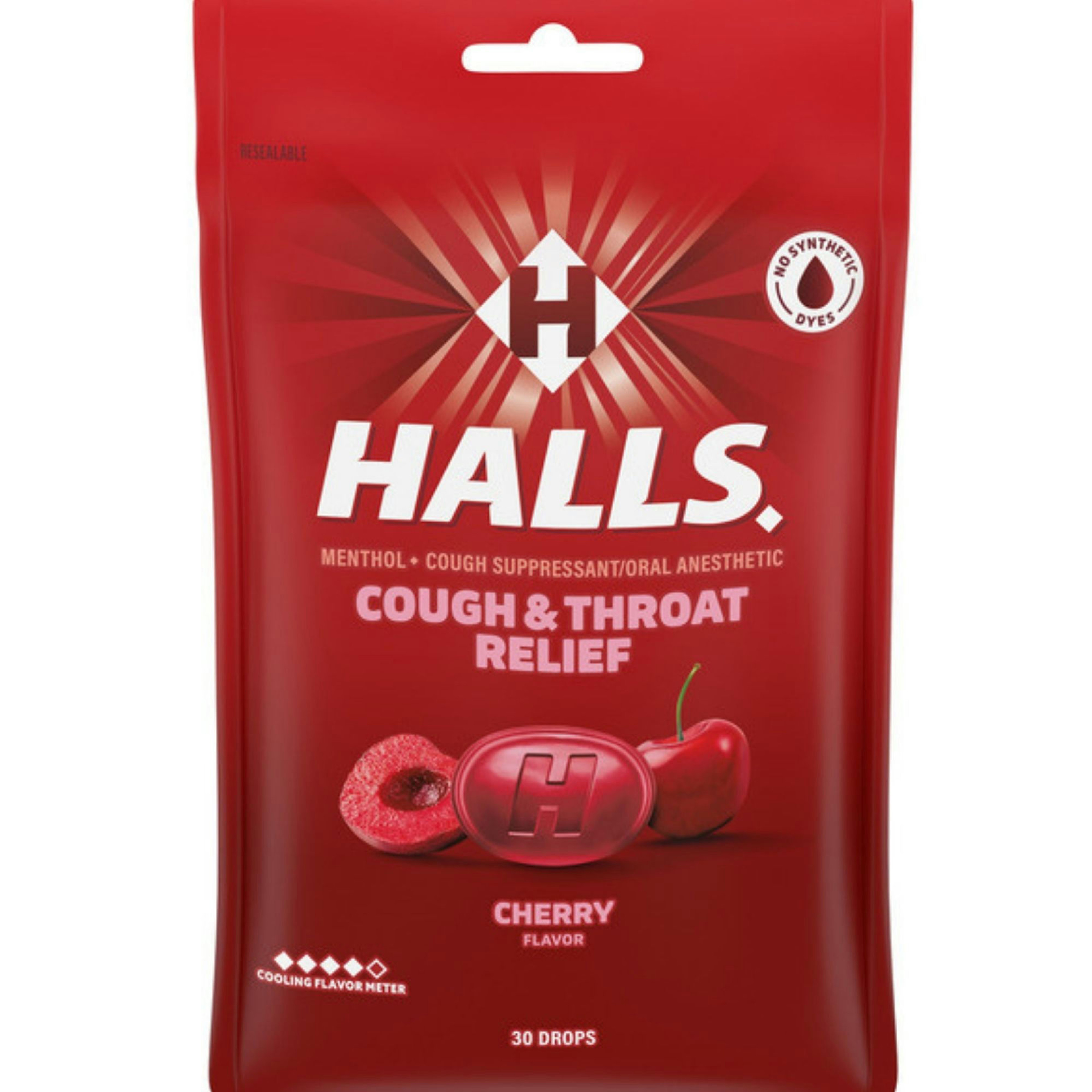 HALLS Cough and Throat Relief Cough Drops