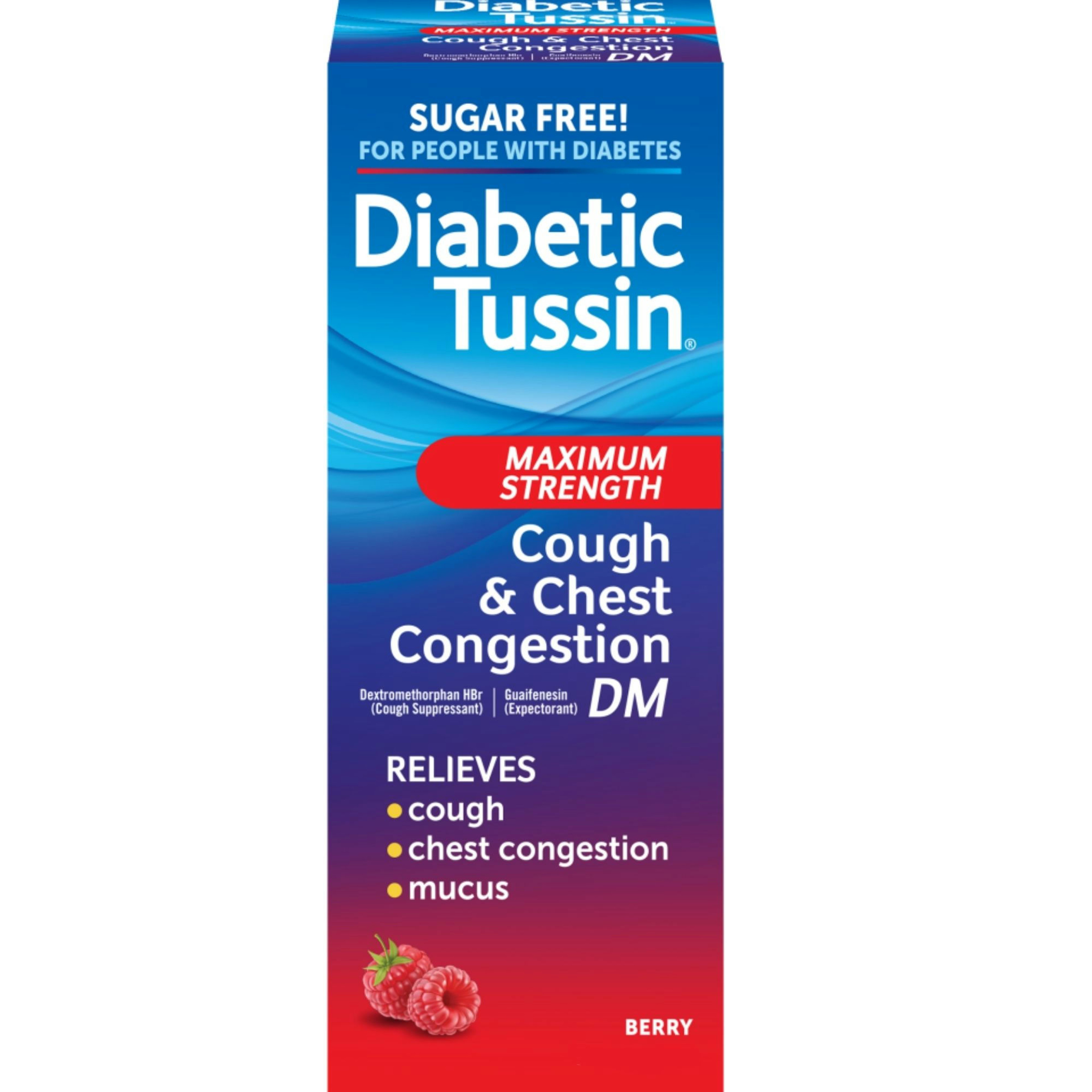 Diabetic Tussin DM Maximum Strength Cough & Chest Congestion Relief Liquid