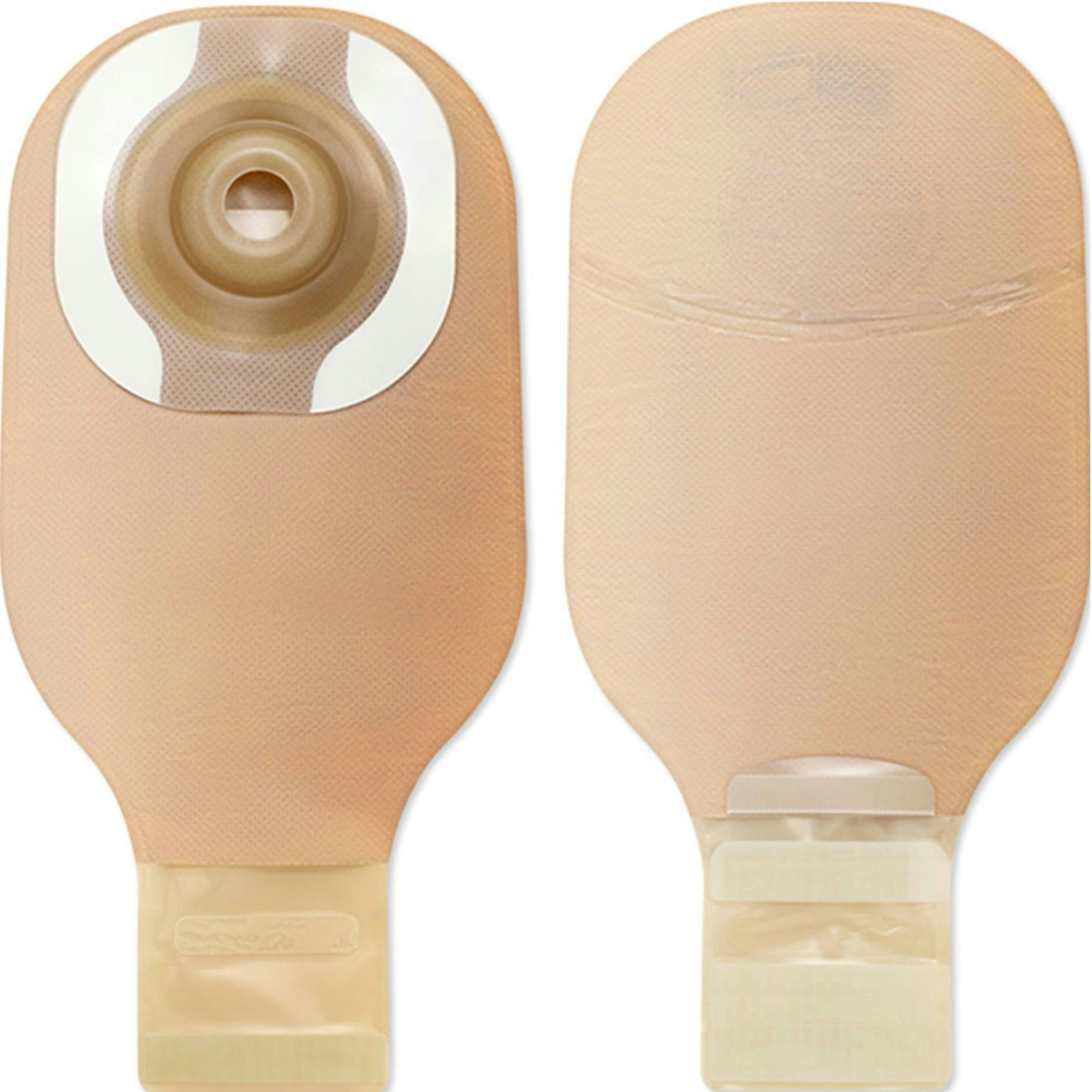 Hollister Premier CeraPlus Soft Convex One-Piece Drainable Ostomy Pouch with Tape Border, Pre-Sized