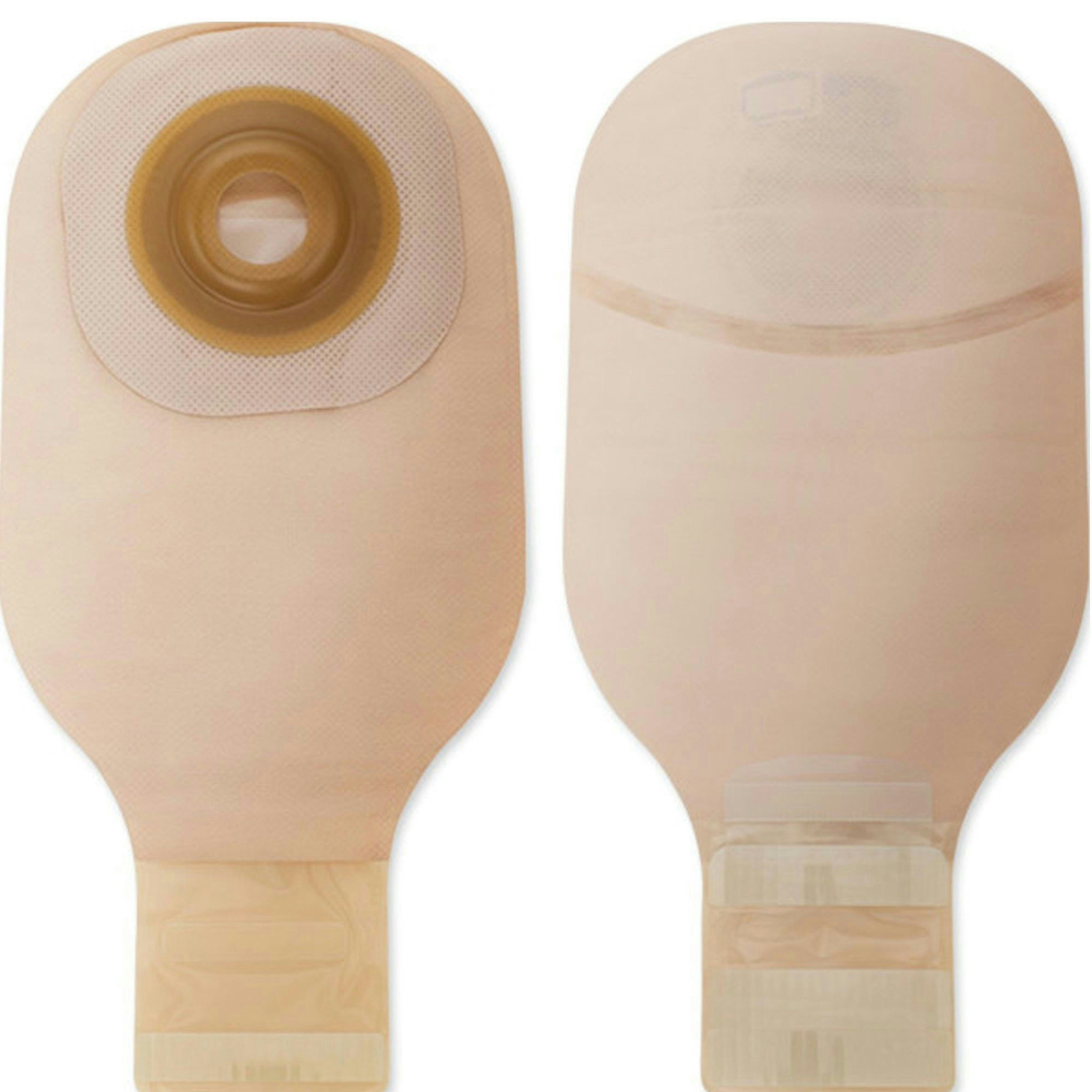 Hollister Premier FlexTend Soft Convex One-Piece Drainable Ostomy Pouch with Filter, Pre-Sized