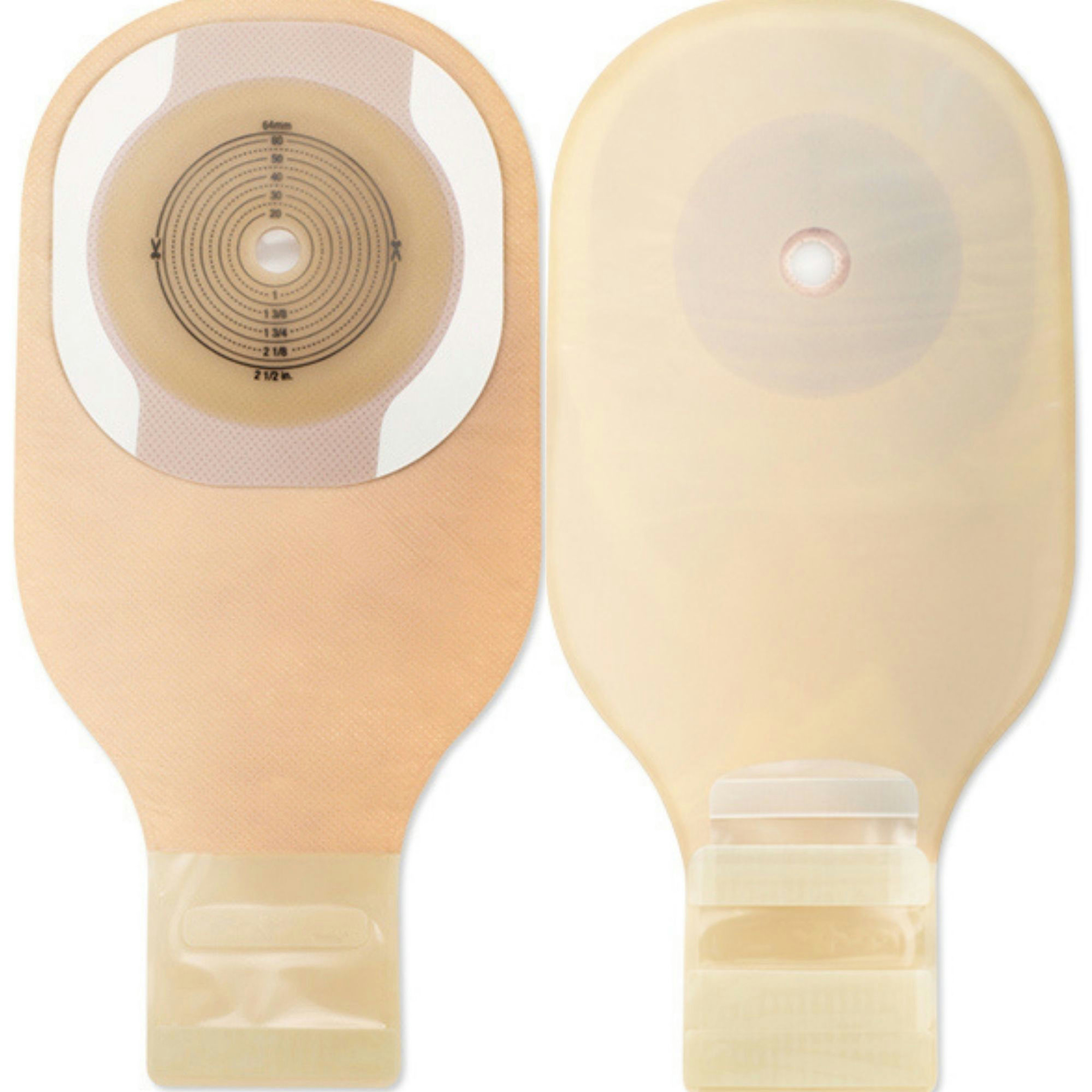 Hollister CeraPlus Flat One-Piece Drainable Ostomy Pouch without Filter