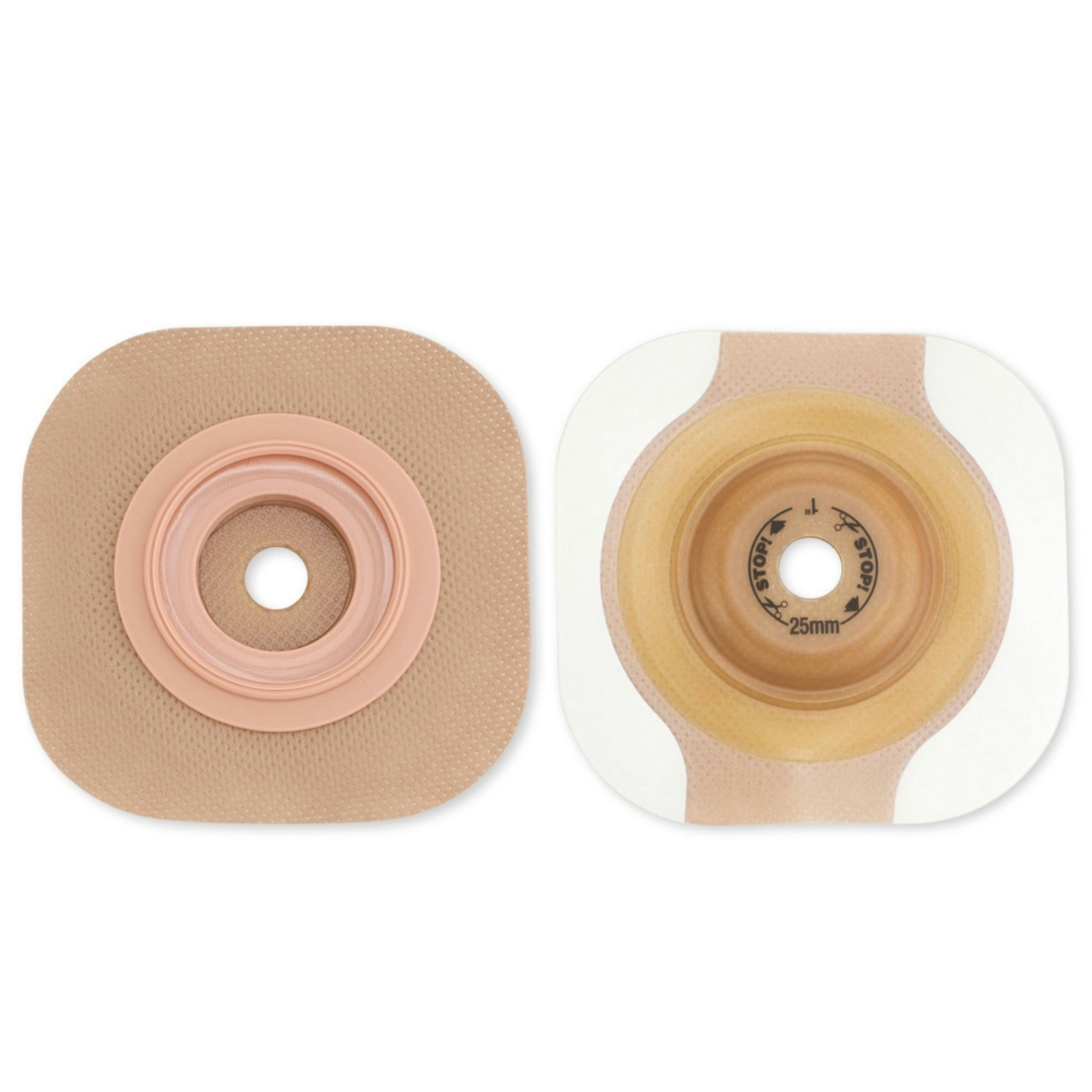 Hollister New Image Convex CeraPlus Skin Barrier with Tape Border, Trim-to-Fit