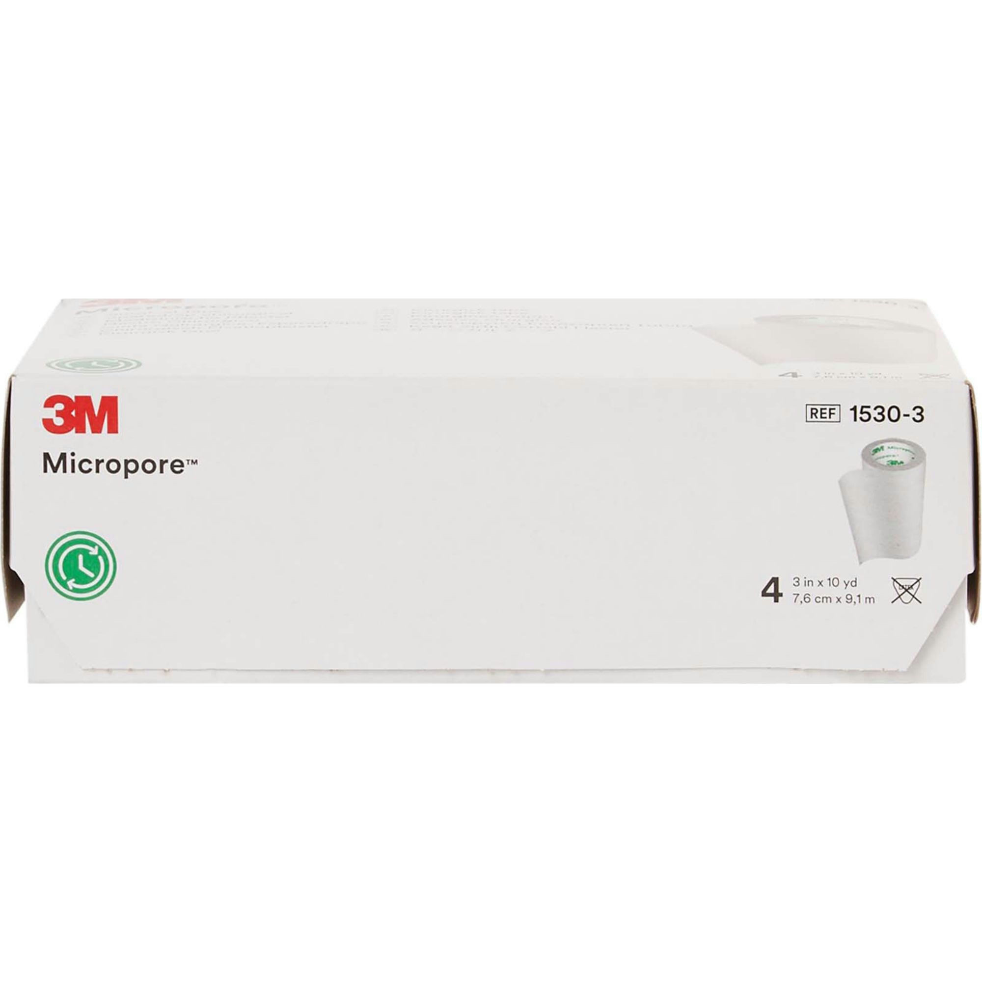 3M Micropore Skin Friendly Paper Medical Tape, 3" X 10 yd