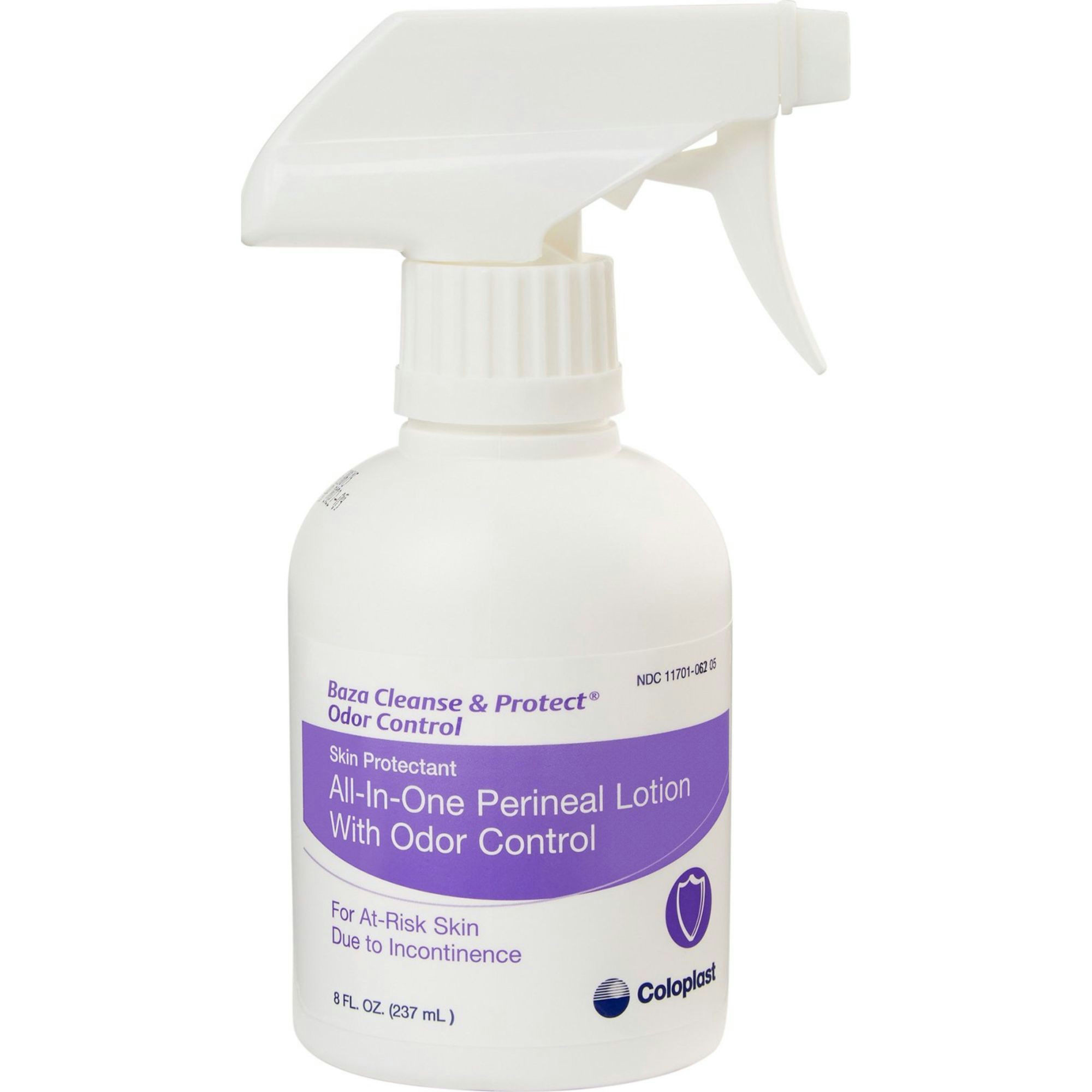 Coloplast Baza Cleanse and Protect Skin Protectant All-In-One Perineal Lotion with Odor Control, 8 oz.