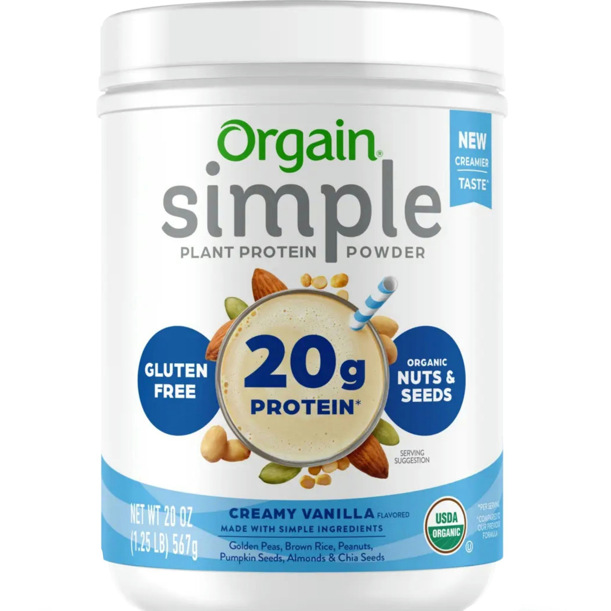 Orgain Simple Plant Protein Powder