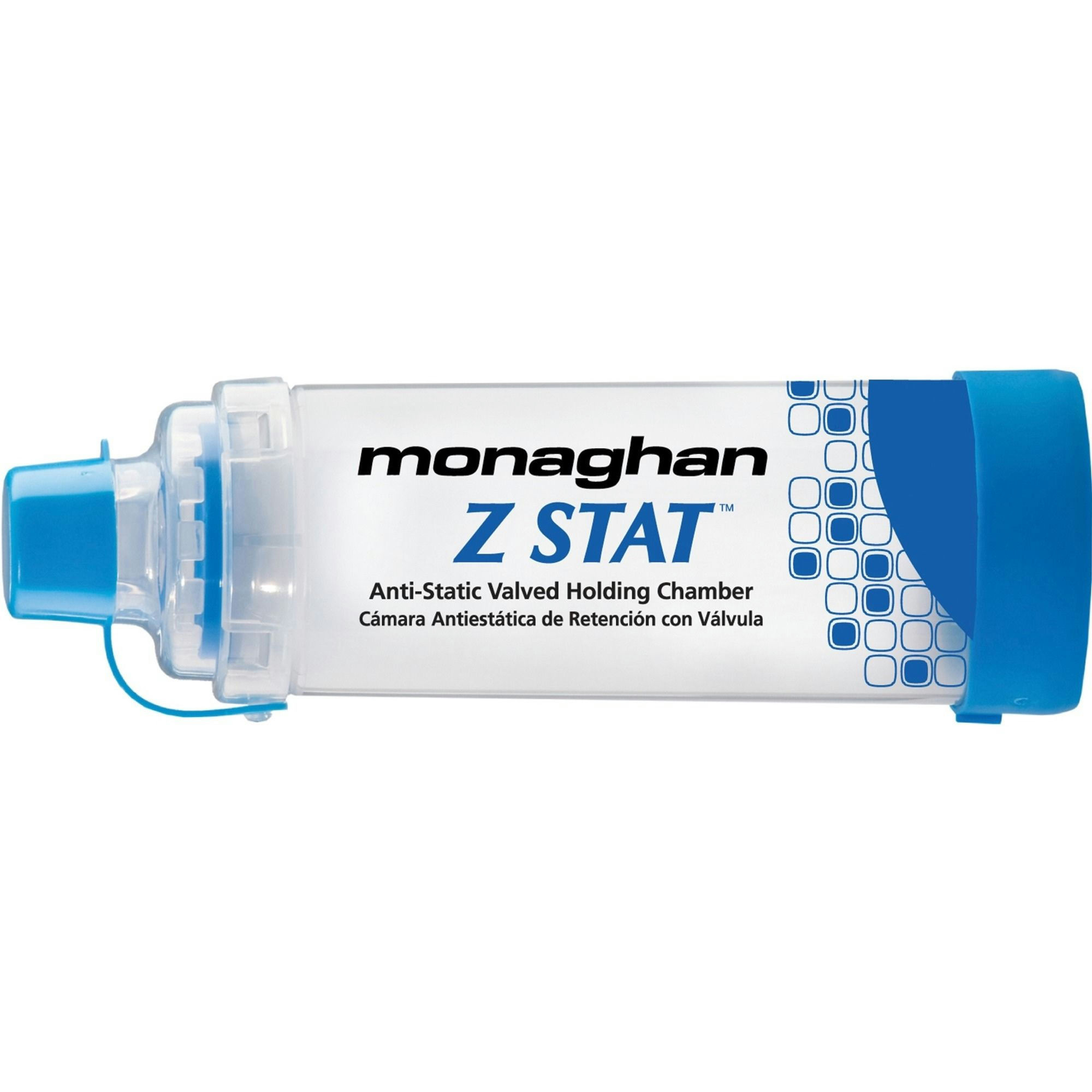 Monaghan Z-Stat Anti-Static Valved Holding Chamber with COMFORTSEAL Mask