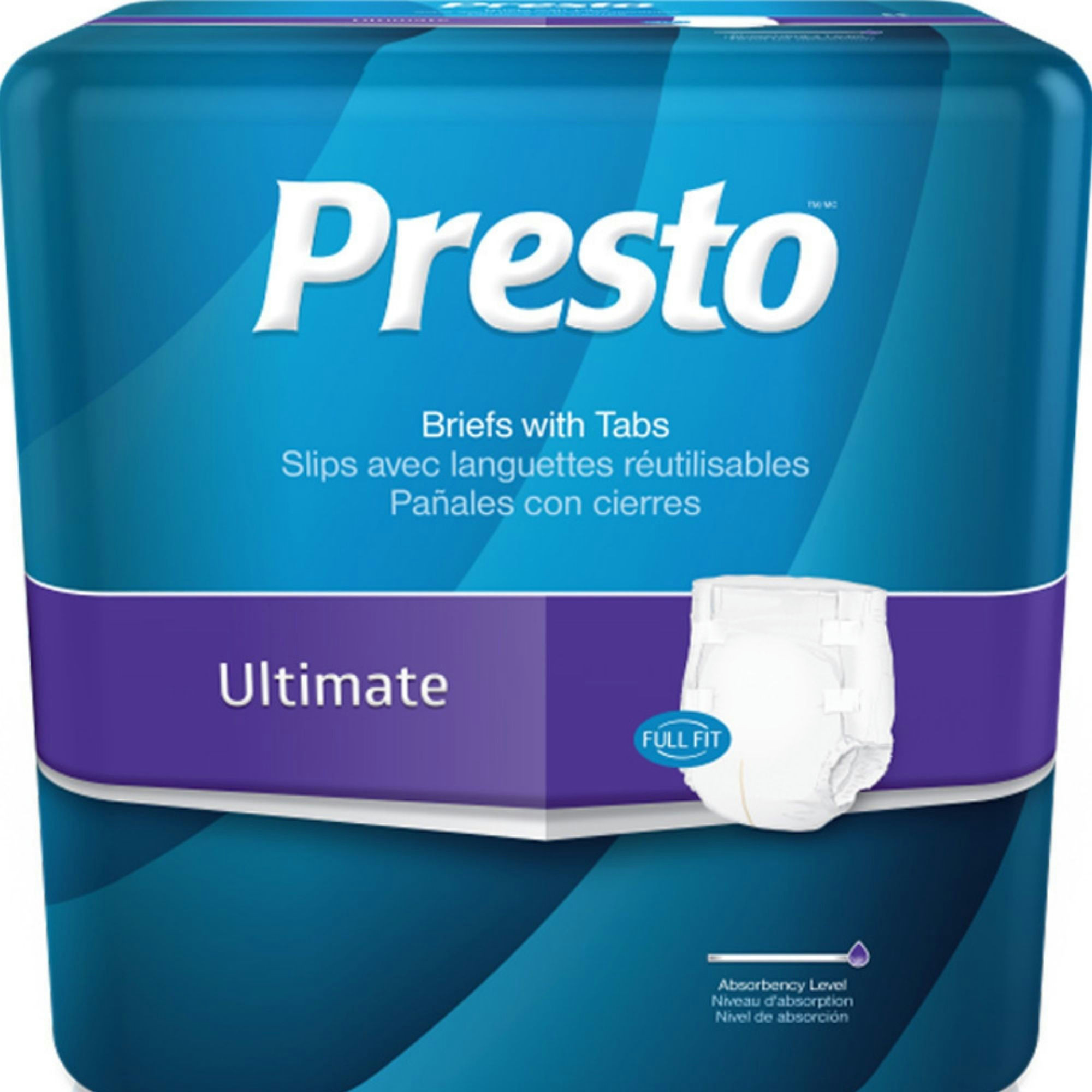 Presto Premier Full Fit Briefs, Ultimate Absorbency