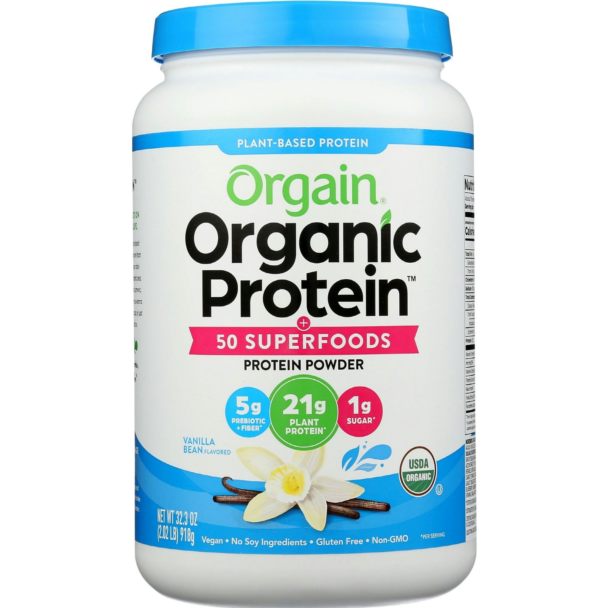 Orgain Organic Plant Based Protein + Superfoods Powder