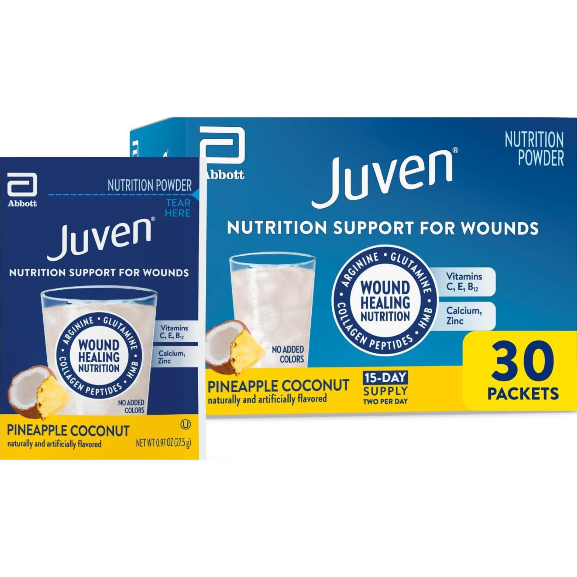Juven Nutrition Support for Wound Healing, Pineapple Coconut