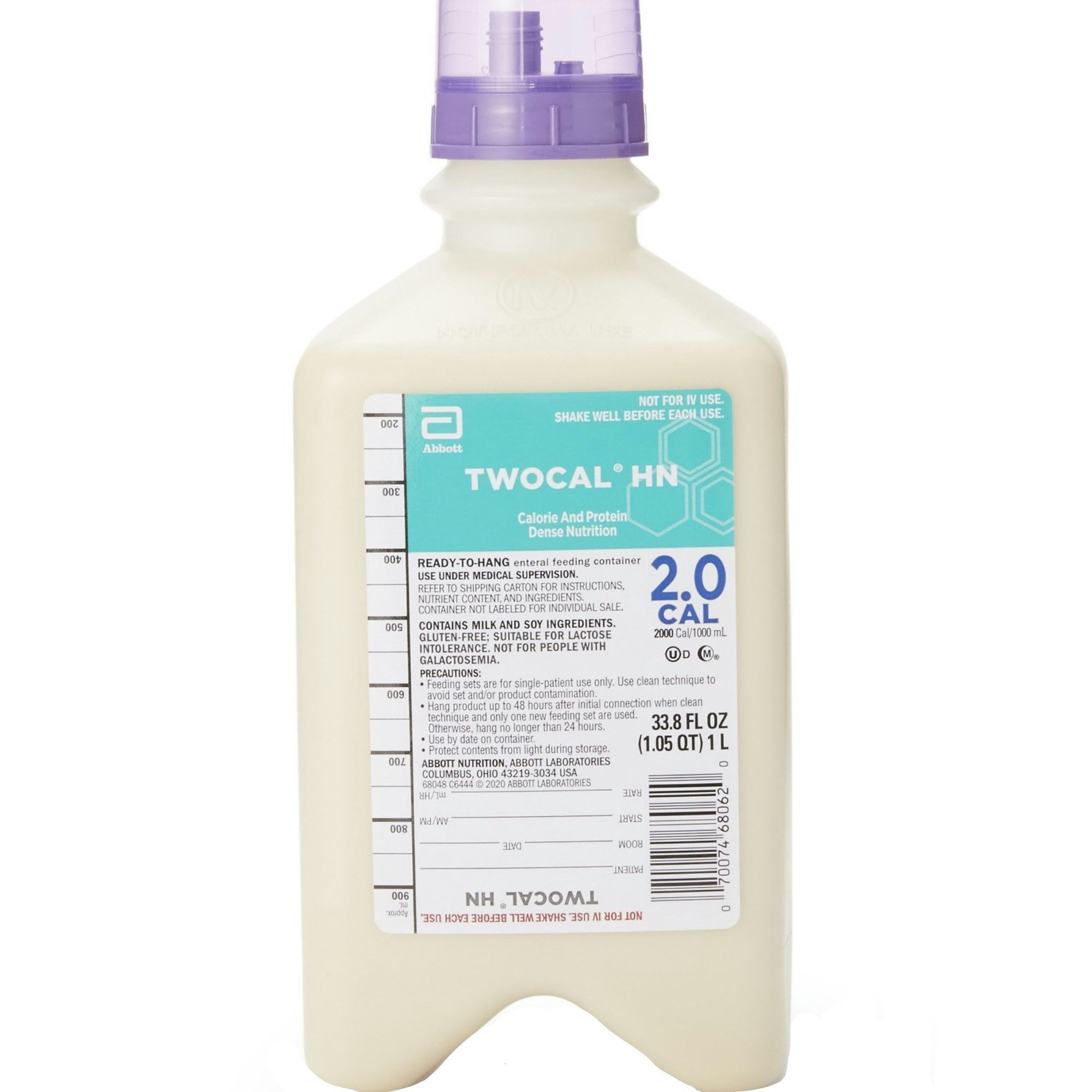 TWOCAL HN Oral Supplement/Tube Feeding Formula, 8 oz. Carton, Vanilla