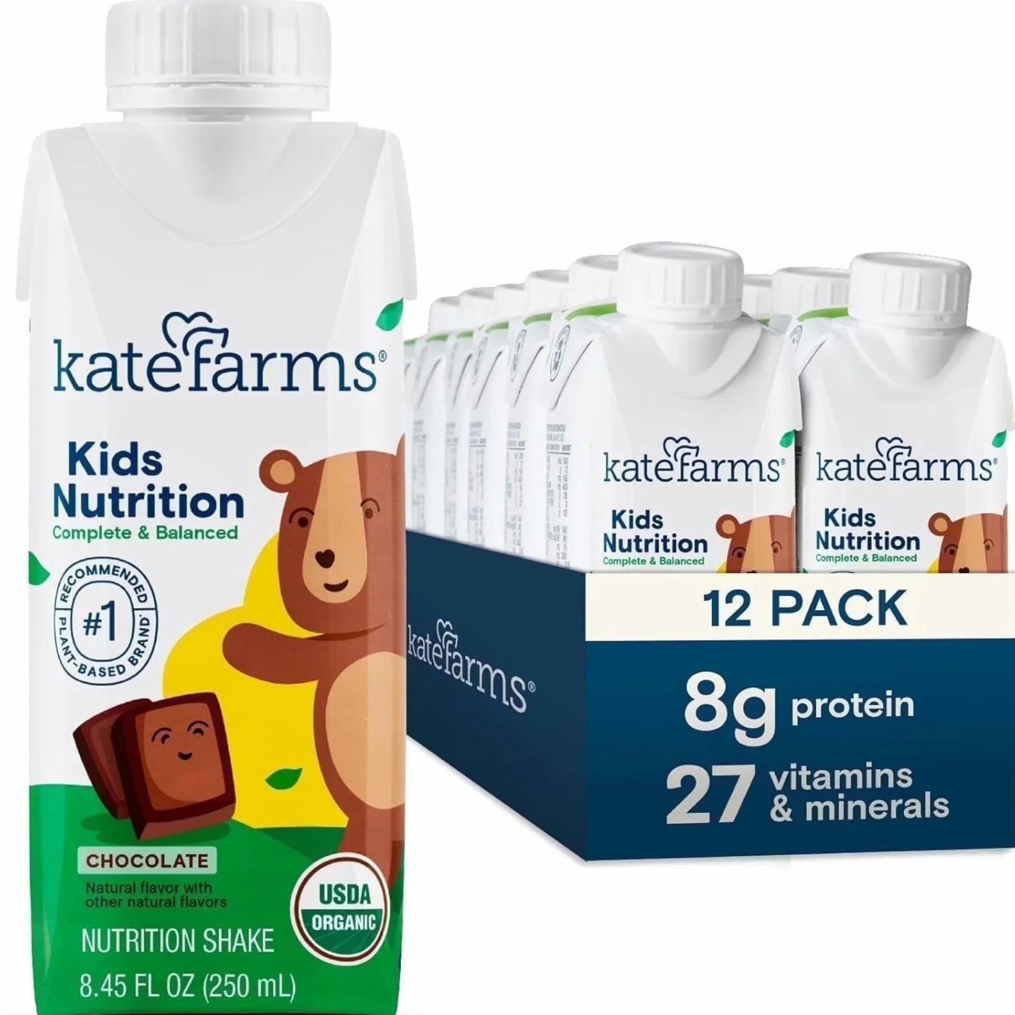 Kate Farms Pediatric Nutrition Shake, 8.45 oz.