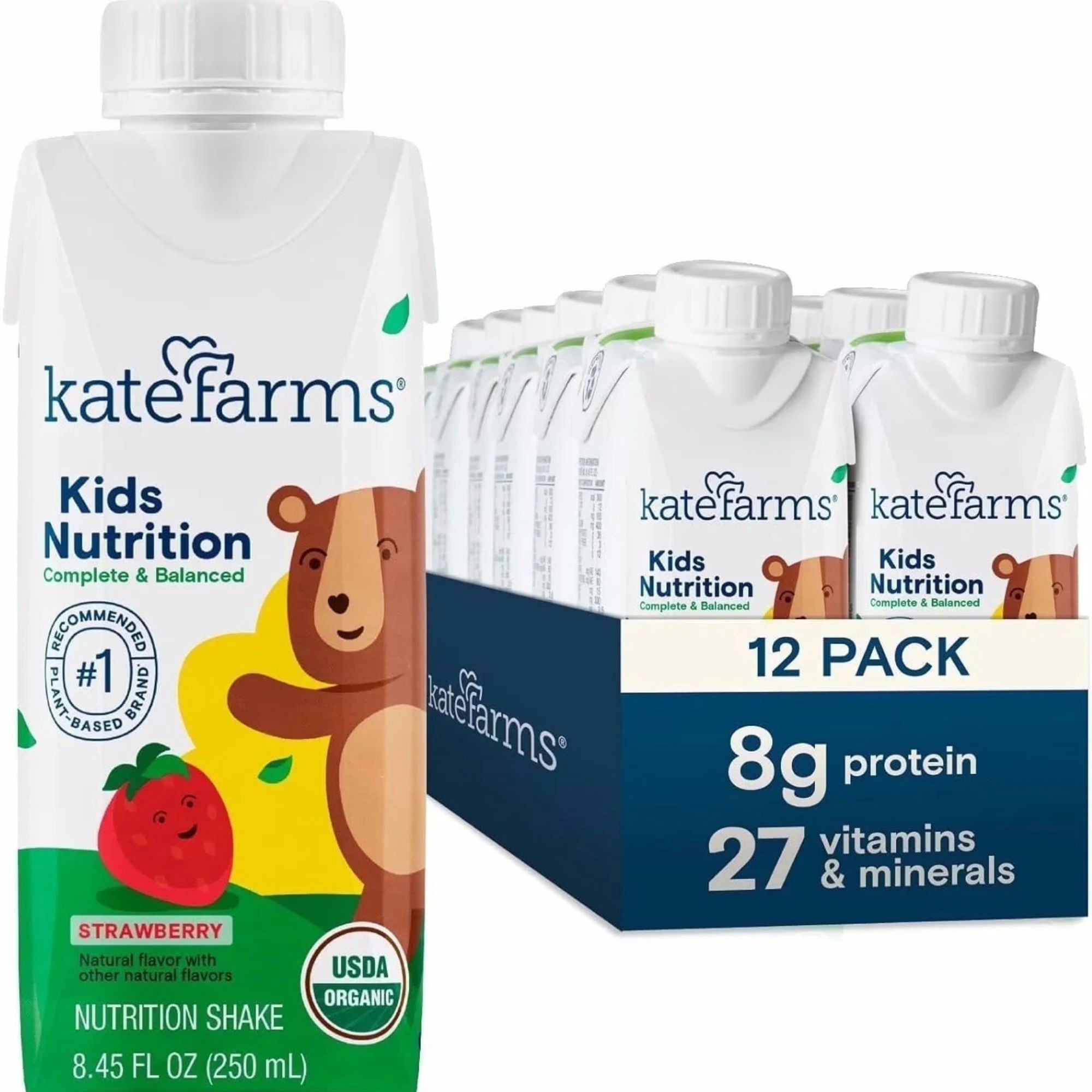Kate Farms Pediatric Nutrition Shake, 8.45 oz.
