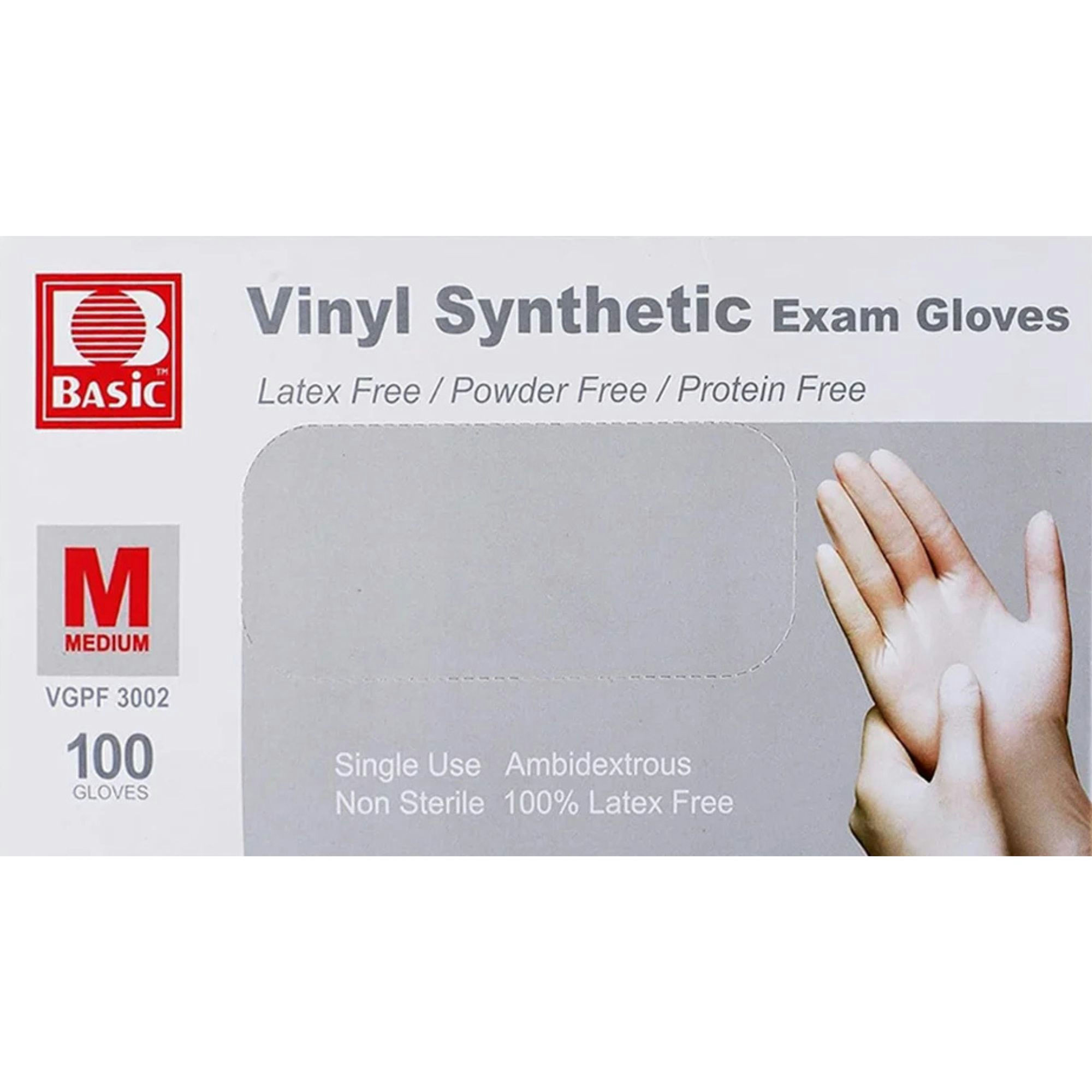 Intco Vinyl Synthetic Powder-Free Exam Gloves