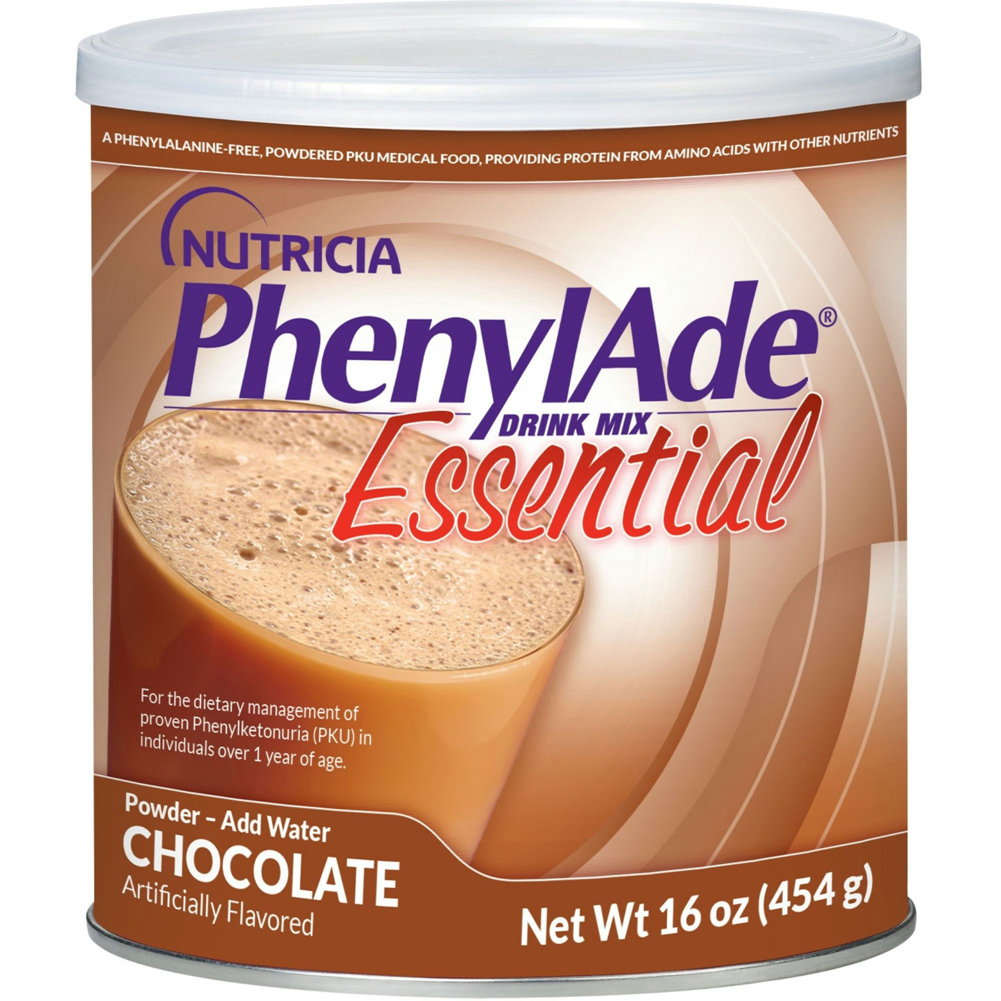 Nutricia PhenylAde Essential PKU Powdered Drink Mix, Chocolate, 1 lb