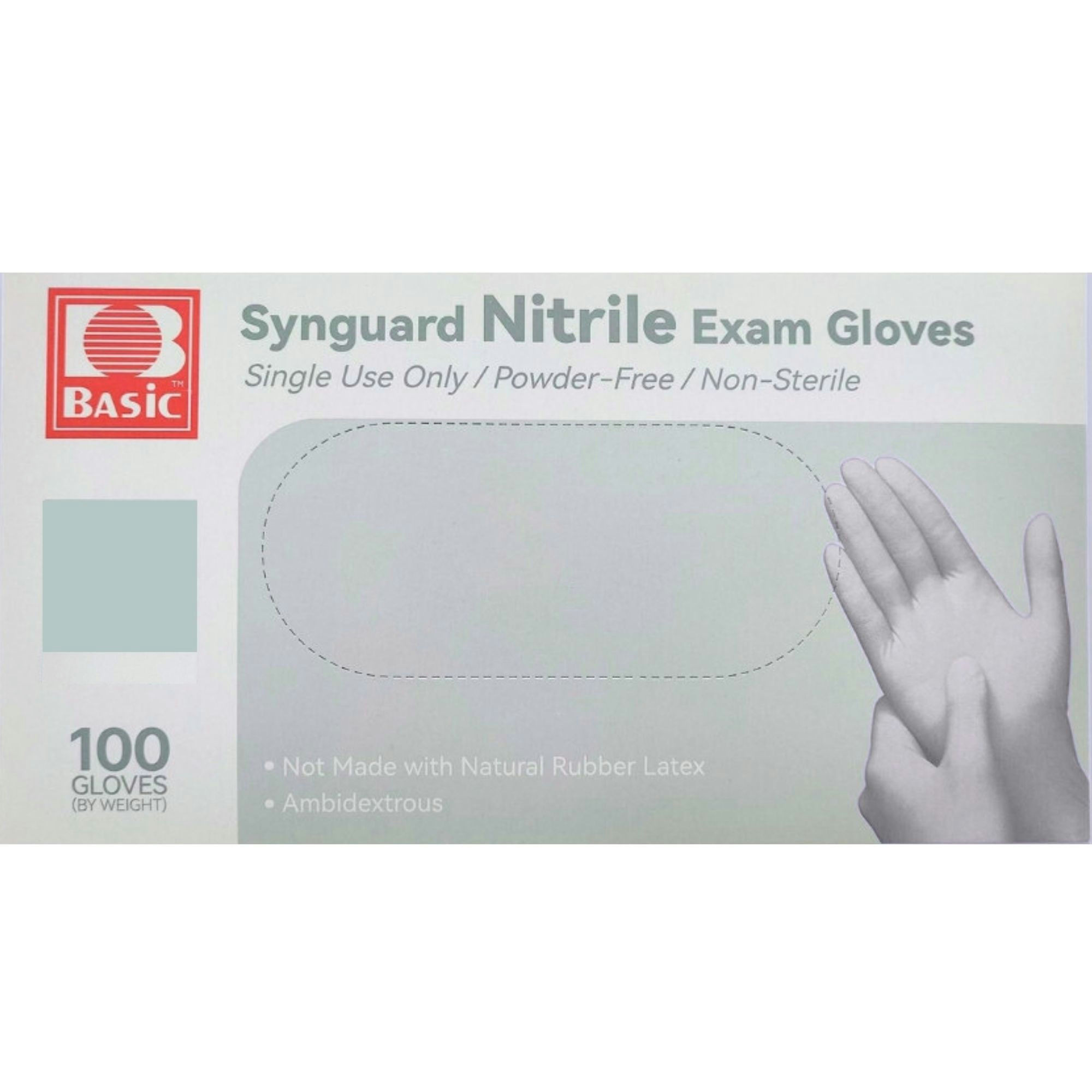 Synguard Nitrile Powder-Free Exam Gloves