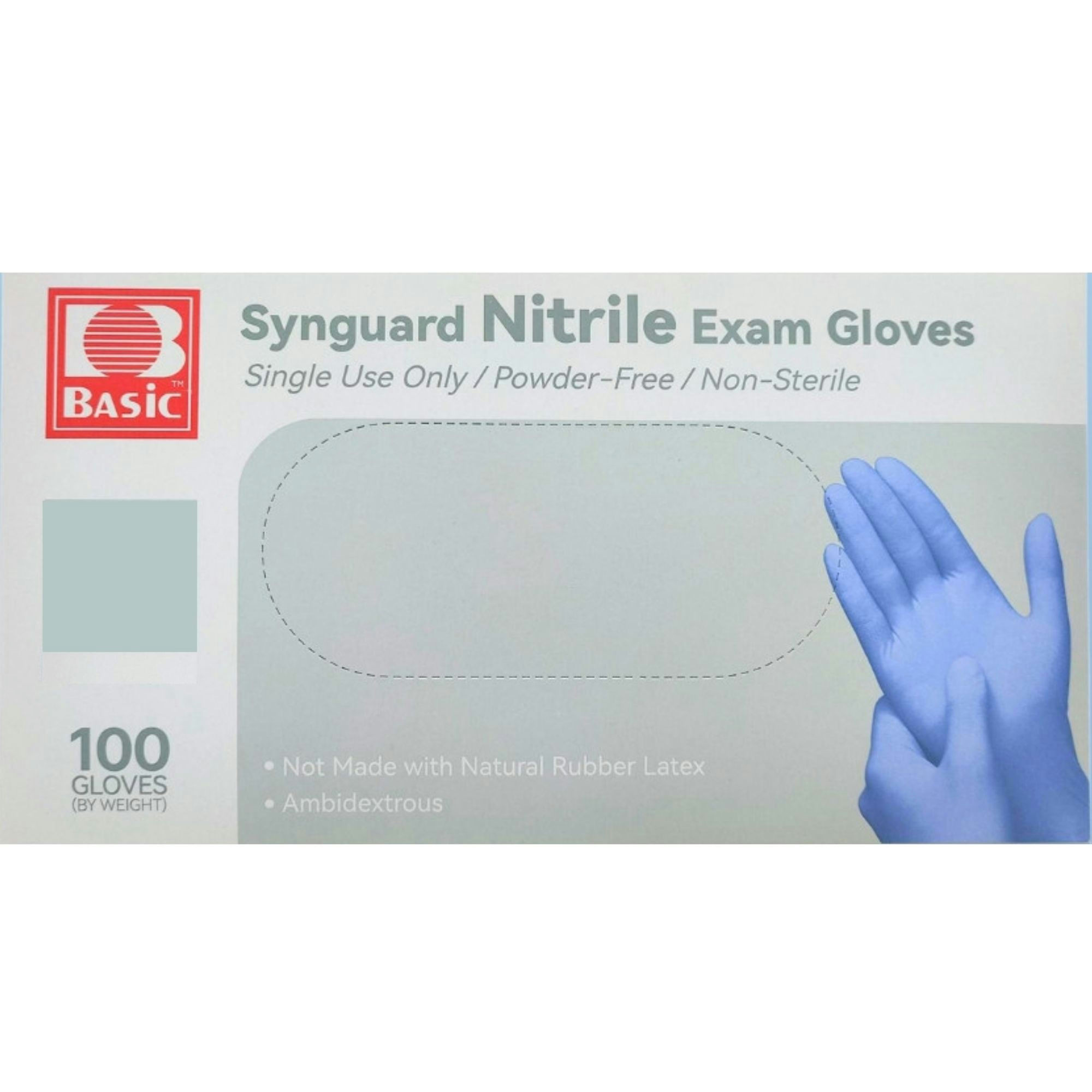 Synguard Nitrile Powder-Free Exam Gloves