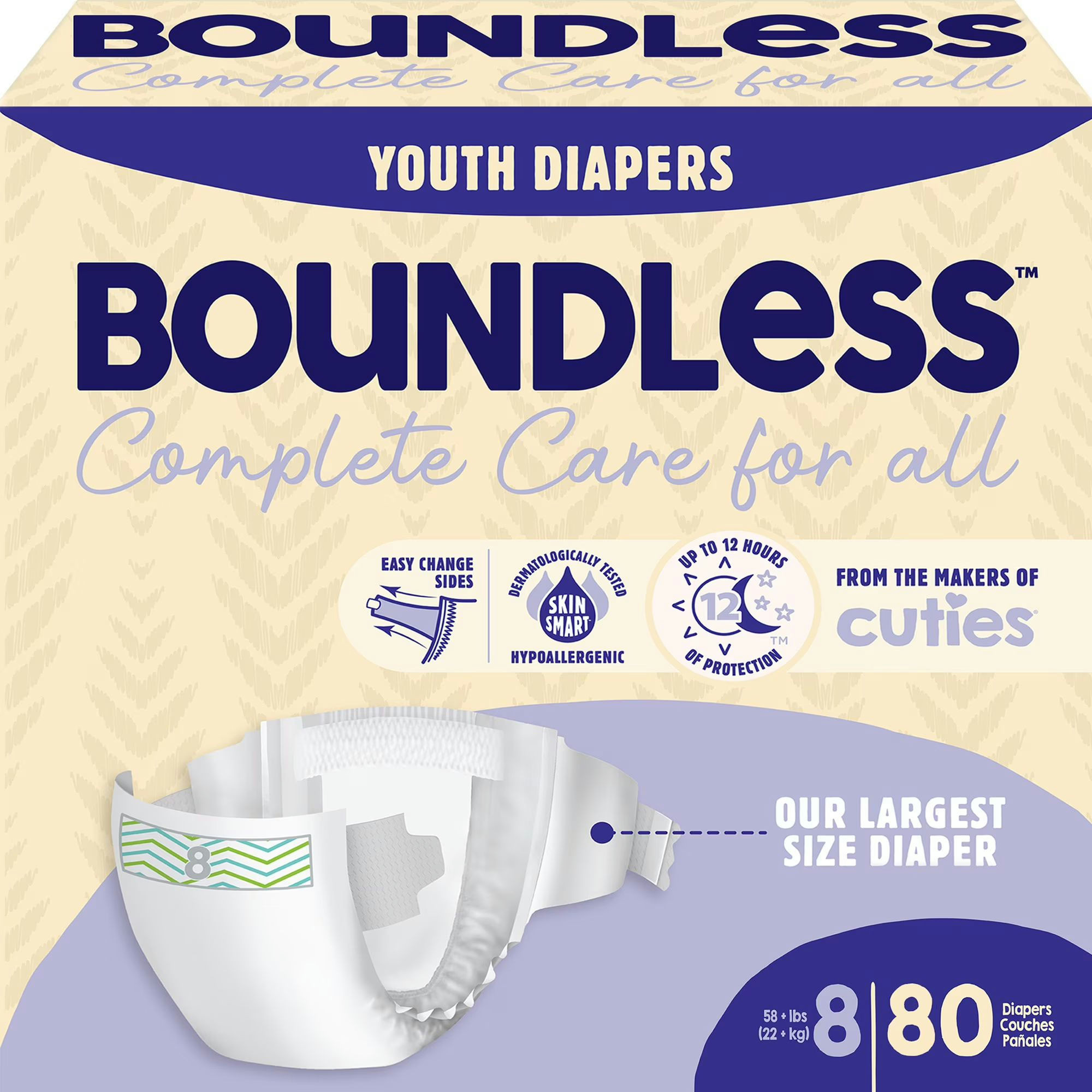 Cuties Boundless Youth Diapers