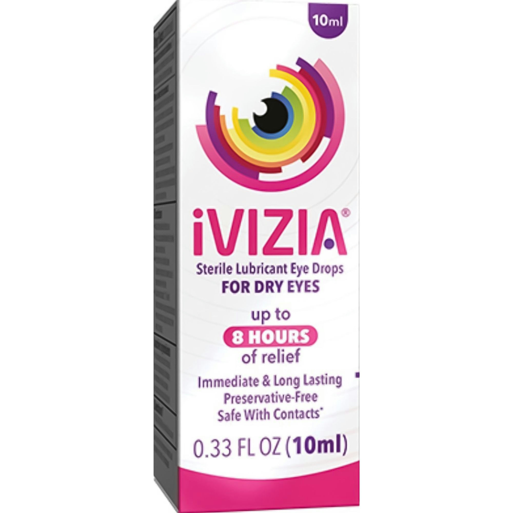iVIZIA Sterile Lubricant Eye Drops for Dry Eyes
