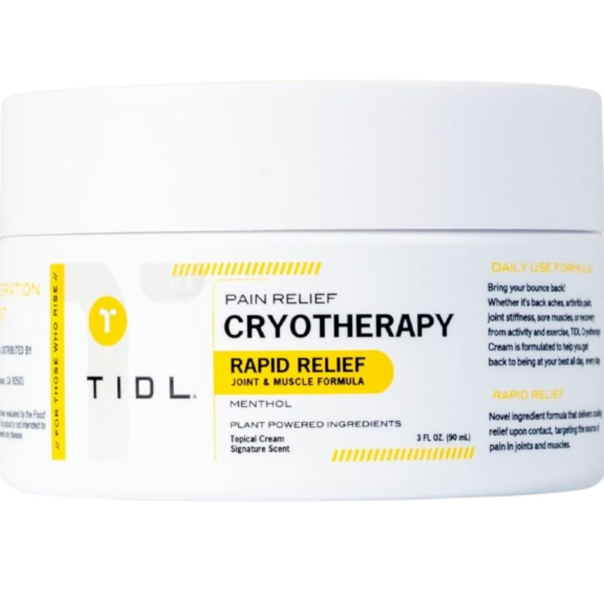 TIDL Cryotherapy Pain Relief Joint and Muscle Cream