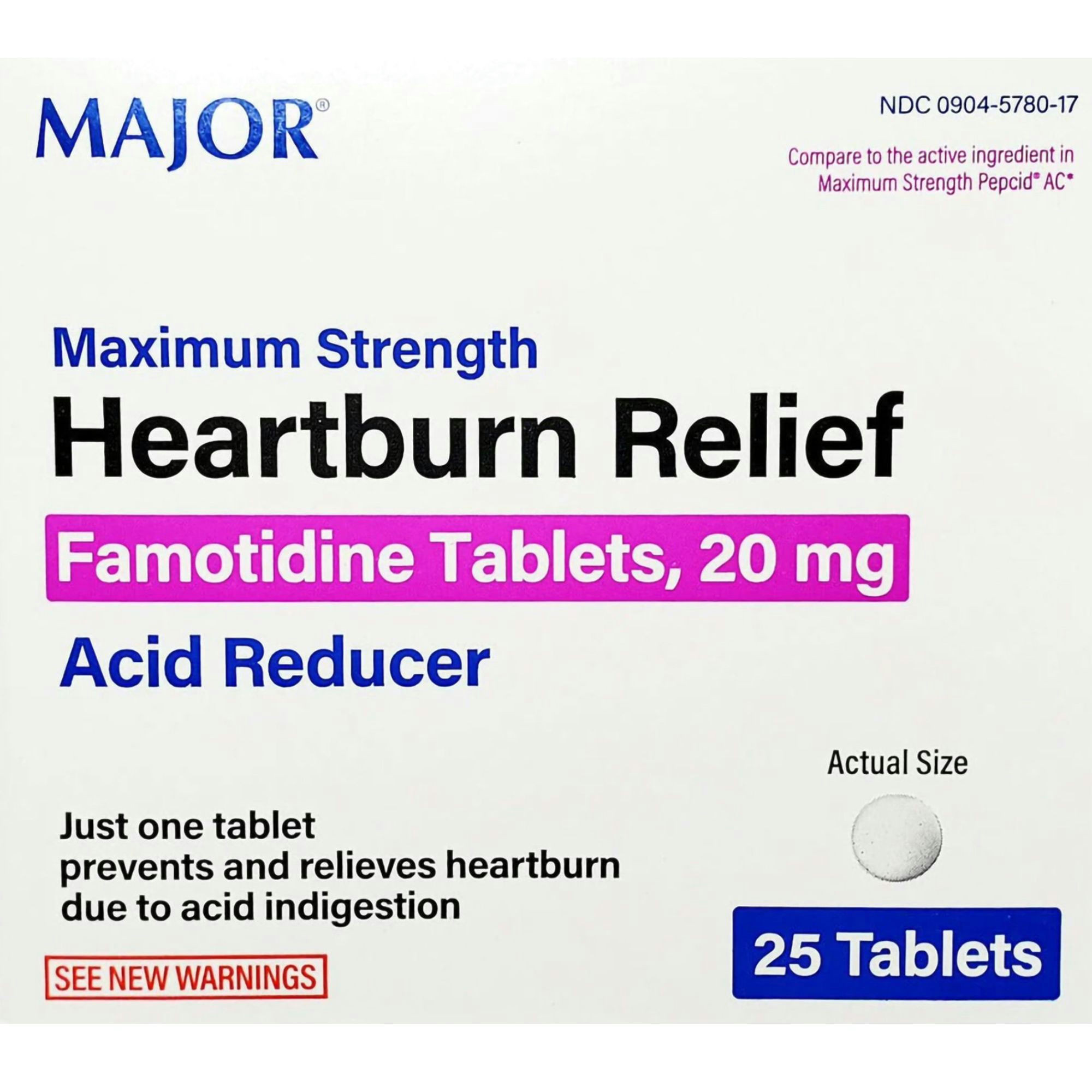 Major Maximum Strength Heartburn Relief