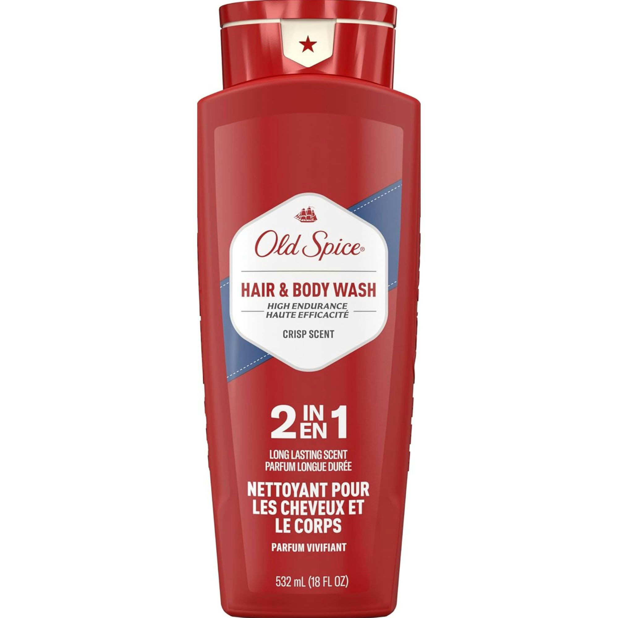 Old Spice High Endurance 2 in 1 Hair & Body Wash for Men