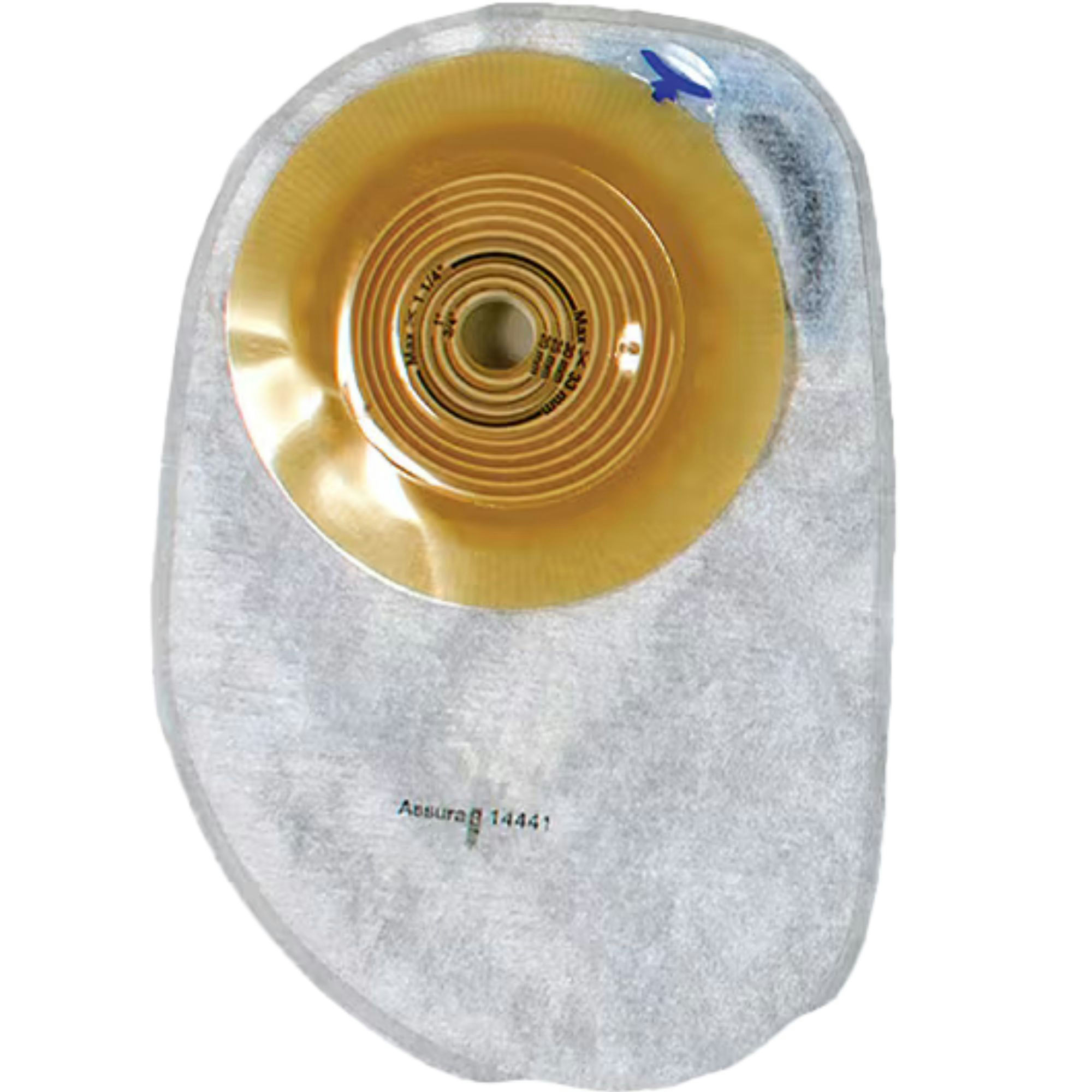 Coloplast Assura Convex Light 1-Piece Opaque Pouch with Filter, Pre-Cut