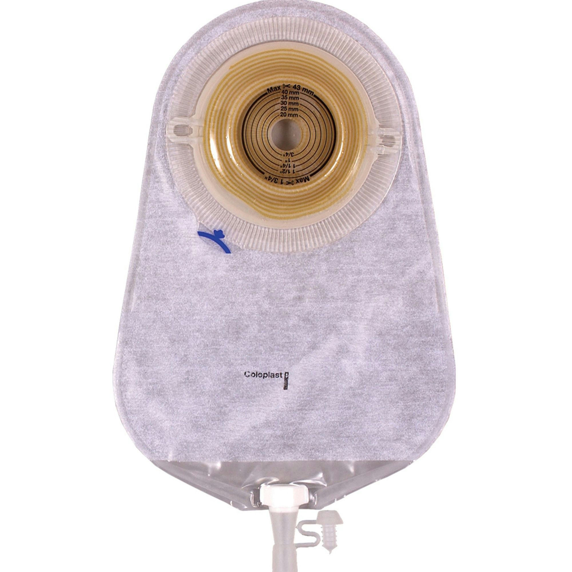 Coloplast Assura Convex Deep 1-Piece Transparent Urostomy Pouch, Pre-Cut