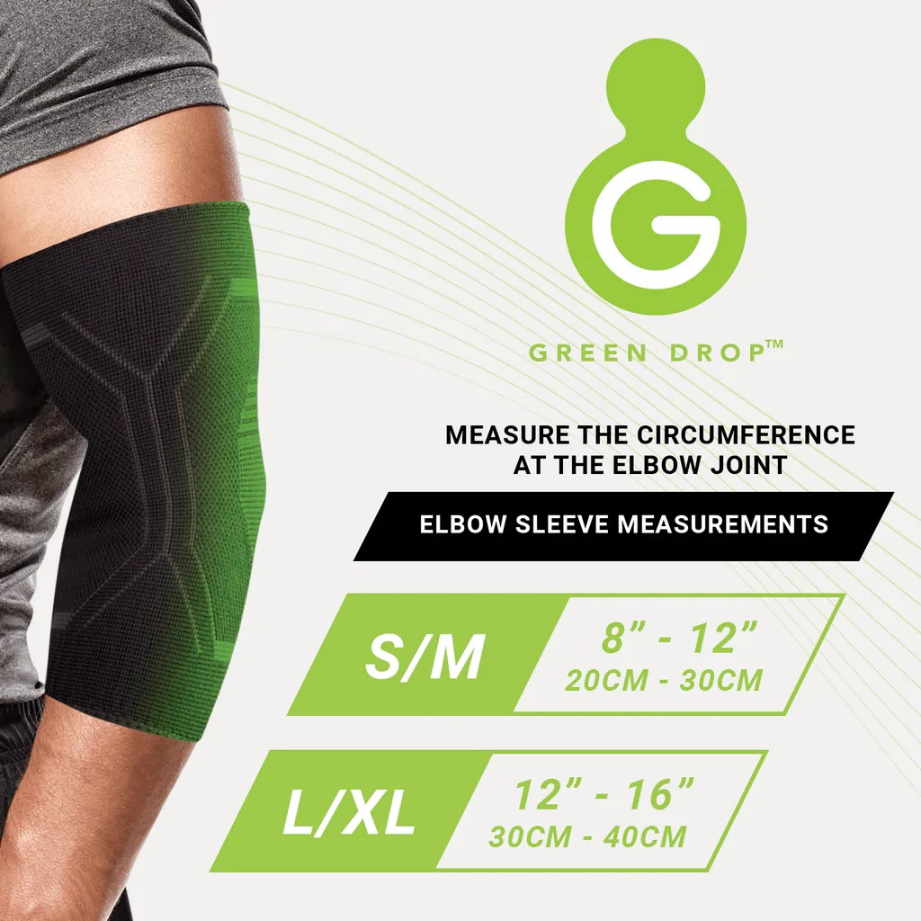 Green Drop Professional Elbow Compression Sleeve