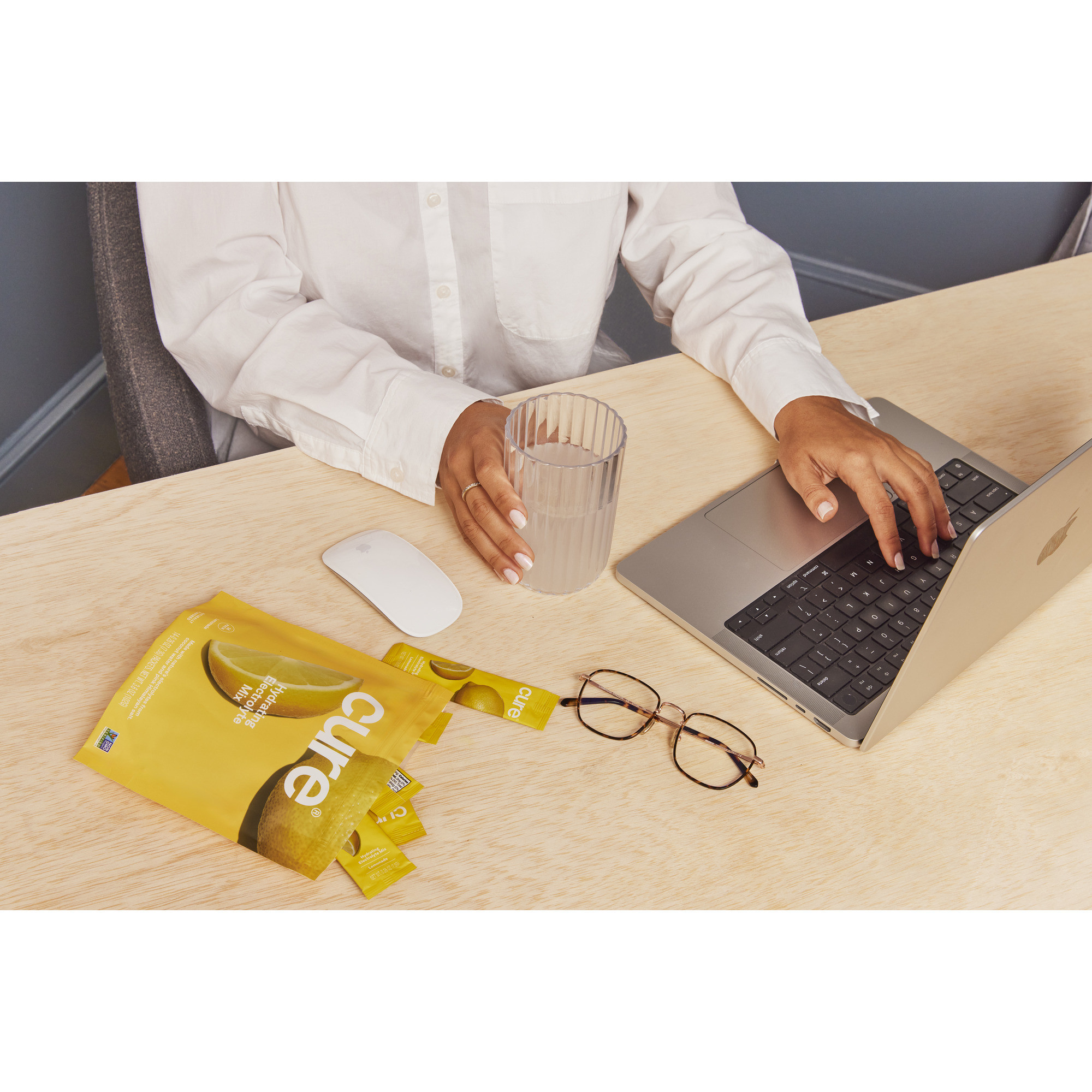 Cure Hydration Electrolyte Drink Mix, Lemonade