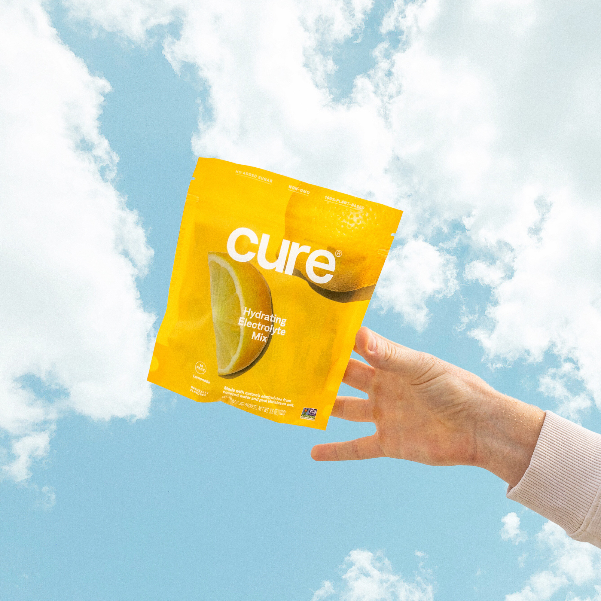 Cure Hydration Electrolyte Drink Mix, Lemonade