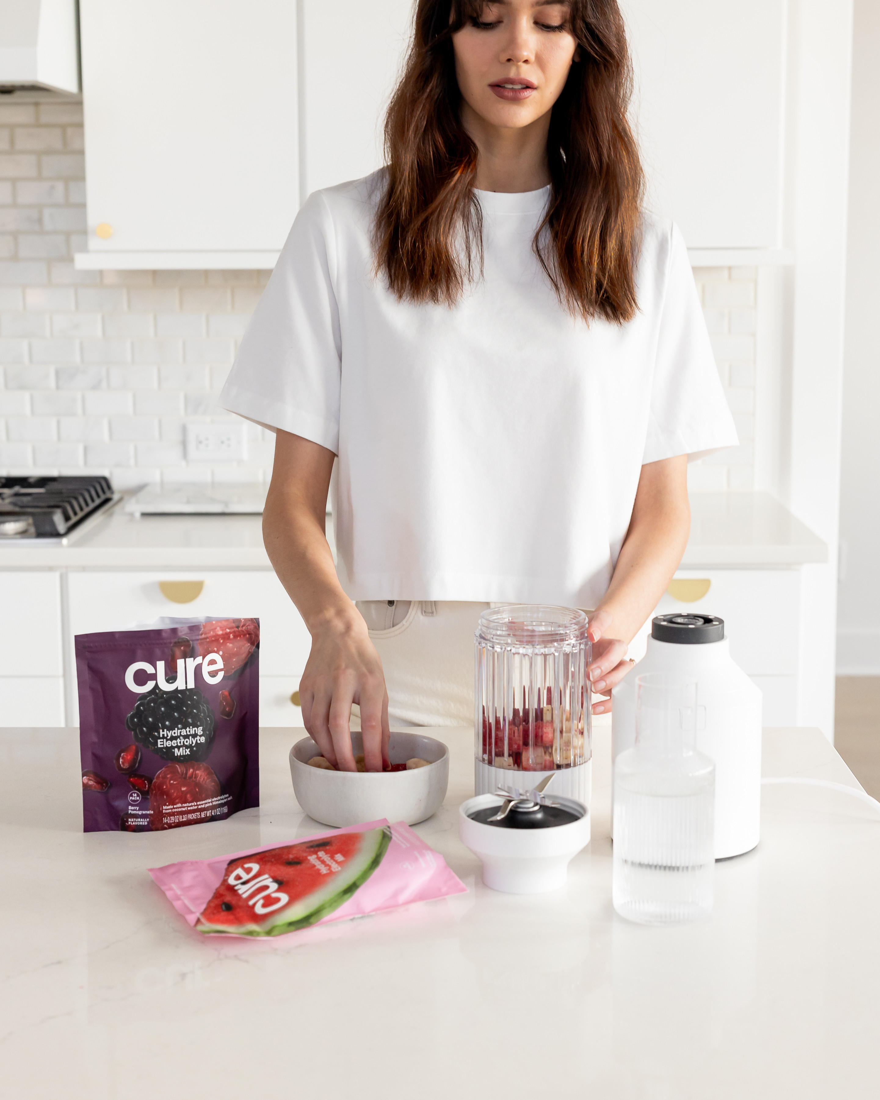 Cure Hydration Electrolyte Drink Mix, Berry Pomegranate 