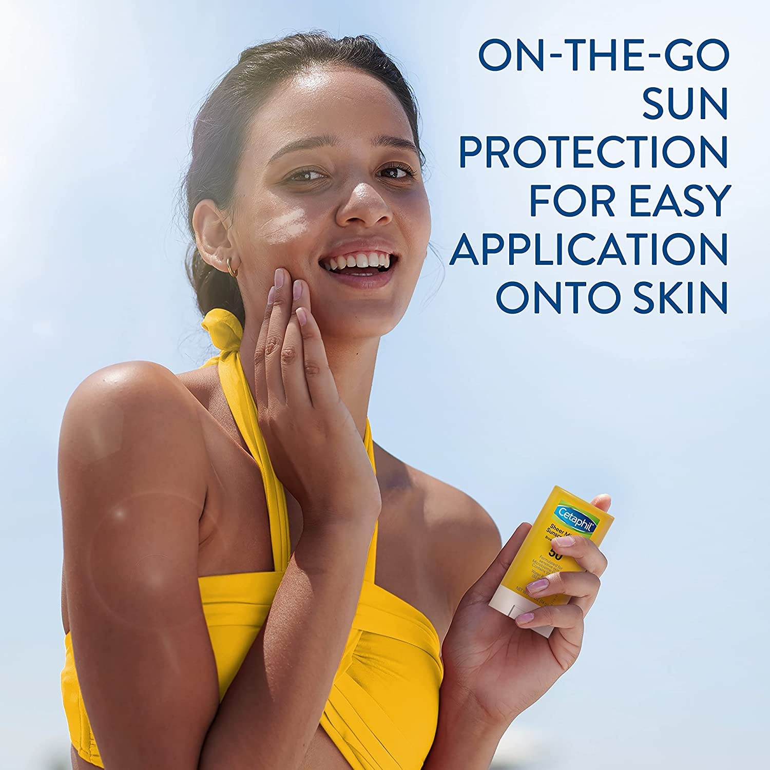 Cetaphil Sheer Mineral Sunscreen Stick Broad Spectrum SPF 50