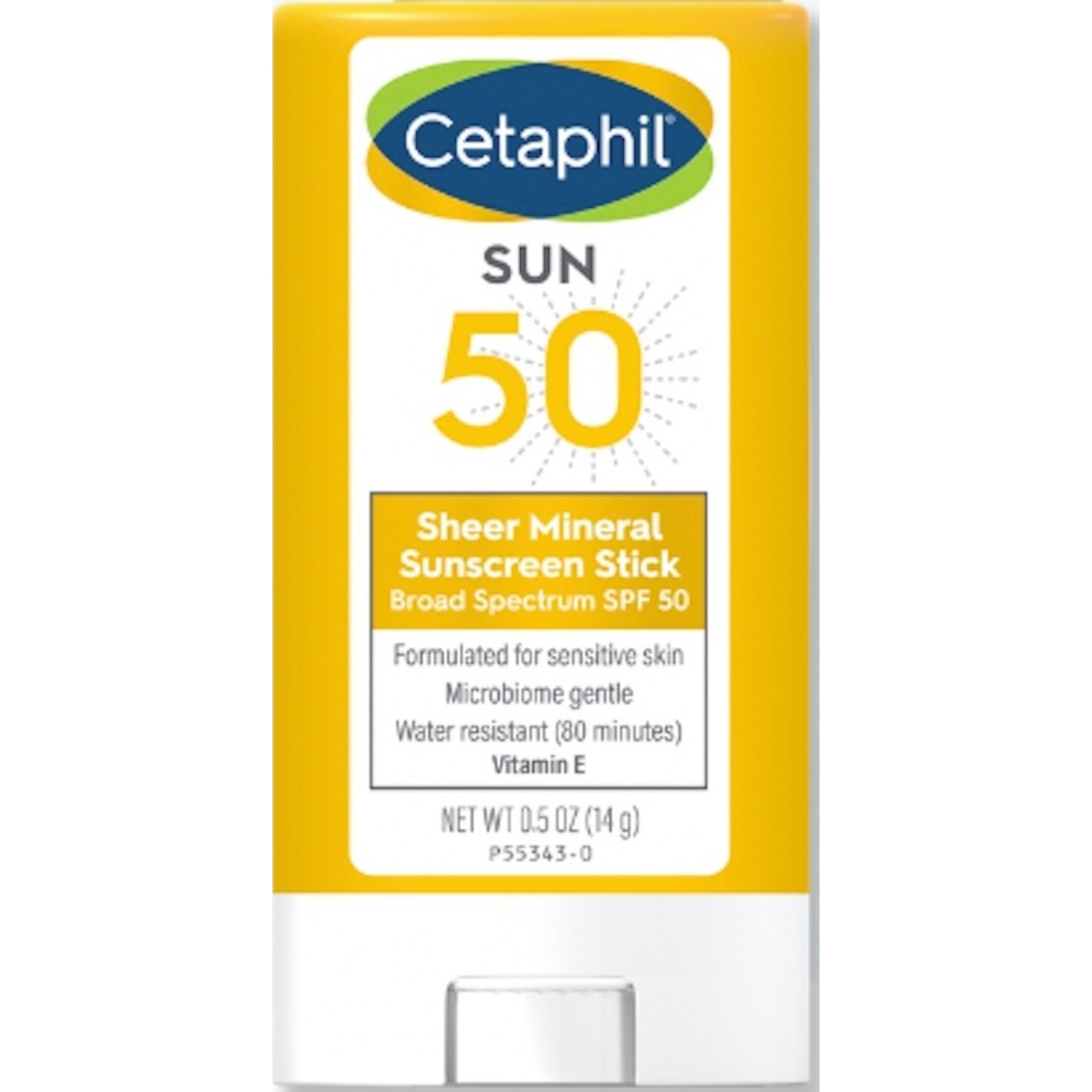Cetaphil Sheer Mineral Sunscreen Stick Broad Spectrum SPF 50