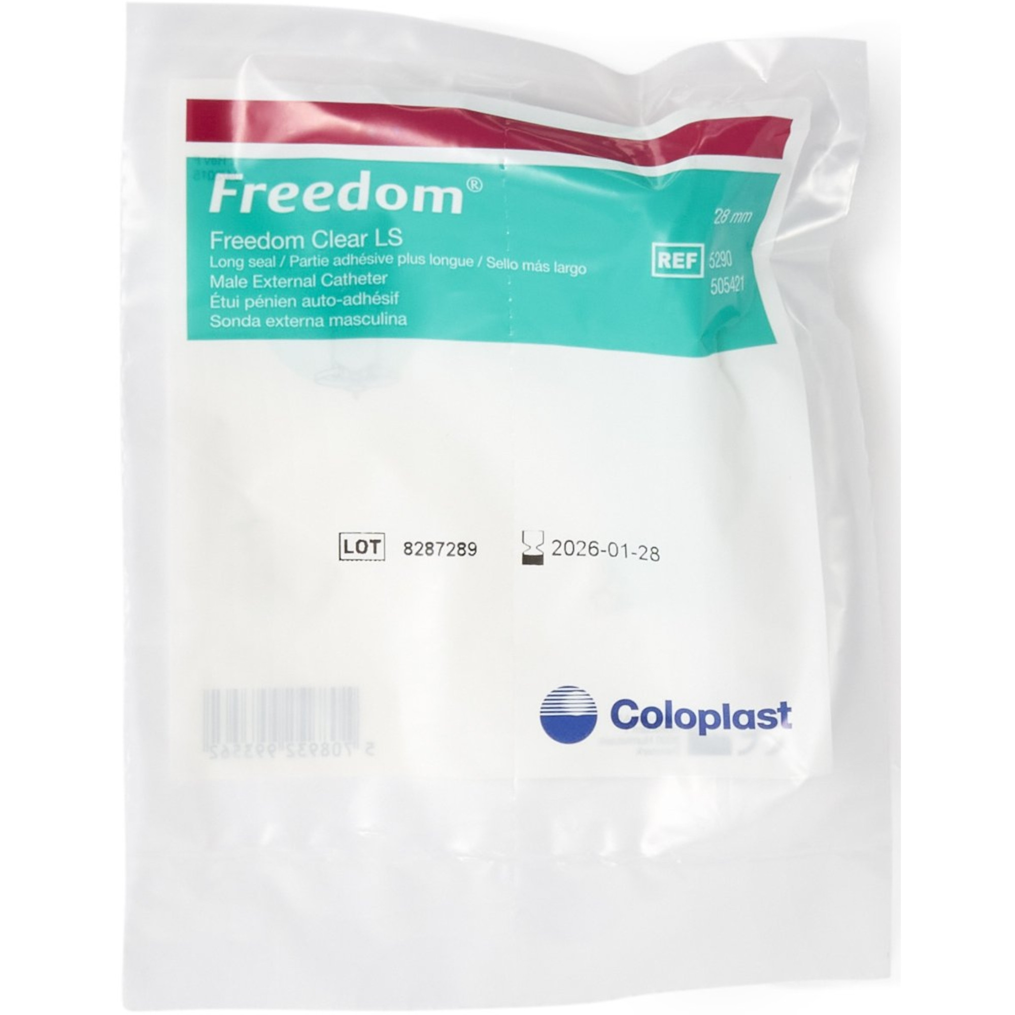 Coloplast Freedom Clear LS Male External Catheter | Carewell