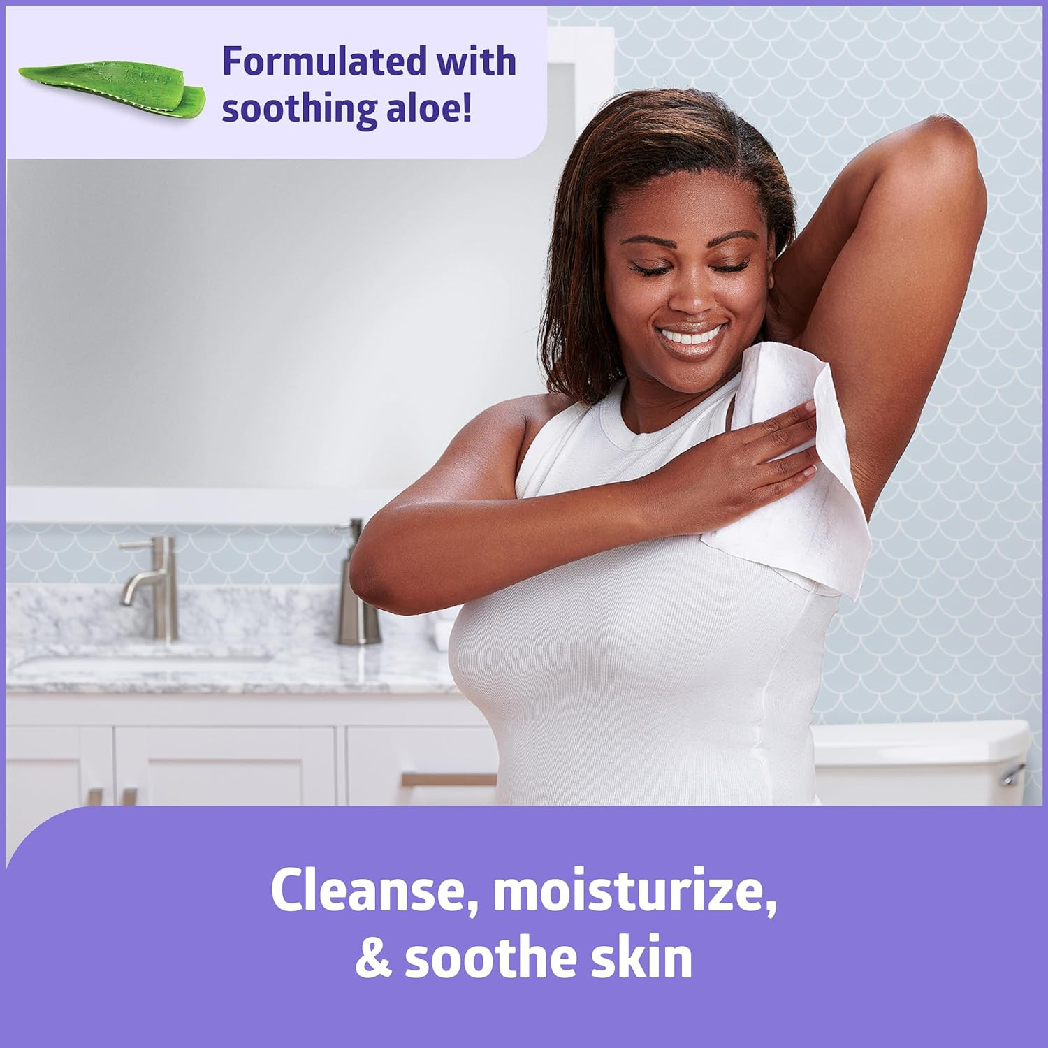 Medline ReadyBath LUXE Total Body Cleansing Heavyweight Washcloths