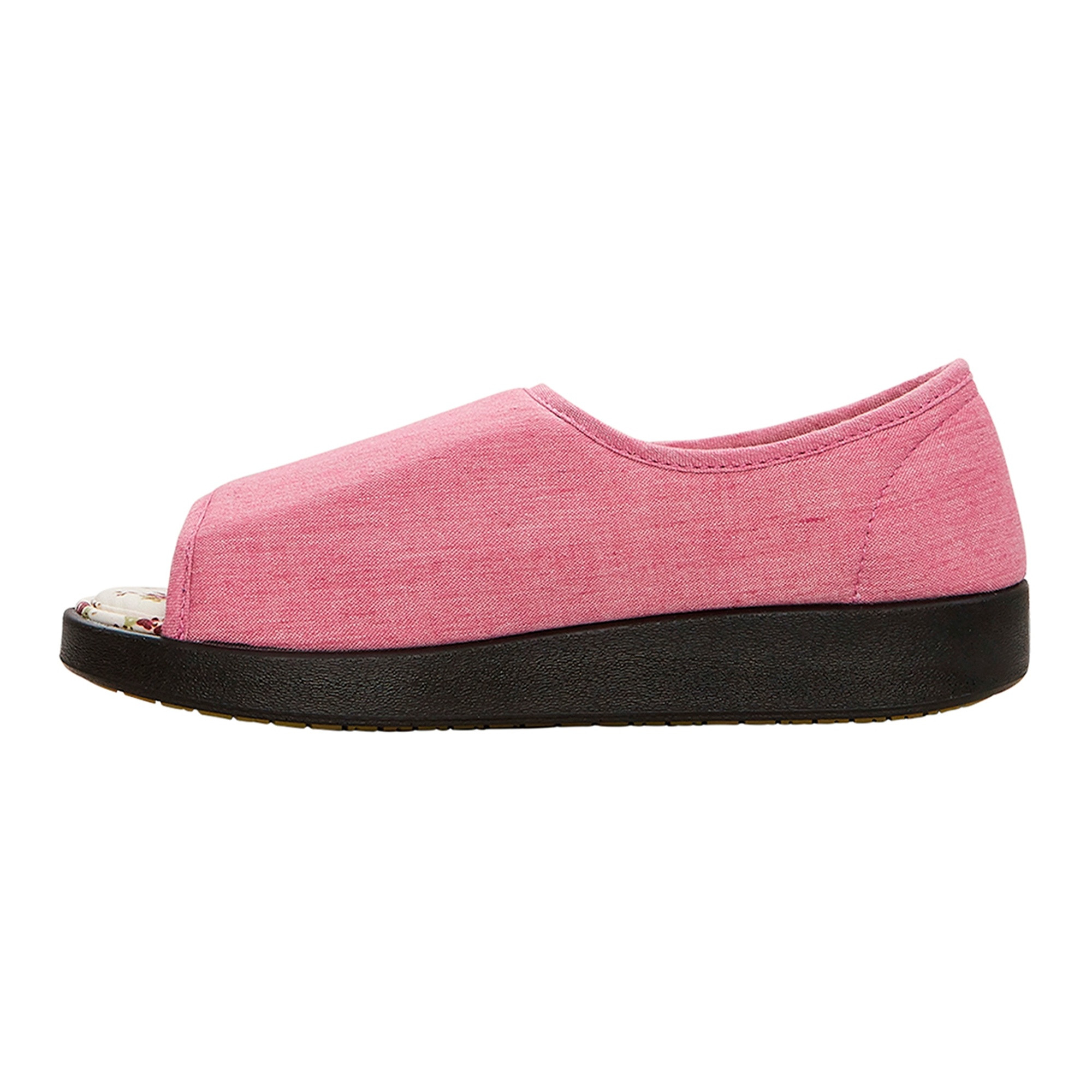 Silverts Women's Extra Wide Sandal, Misty Rose