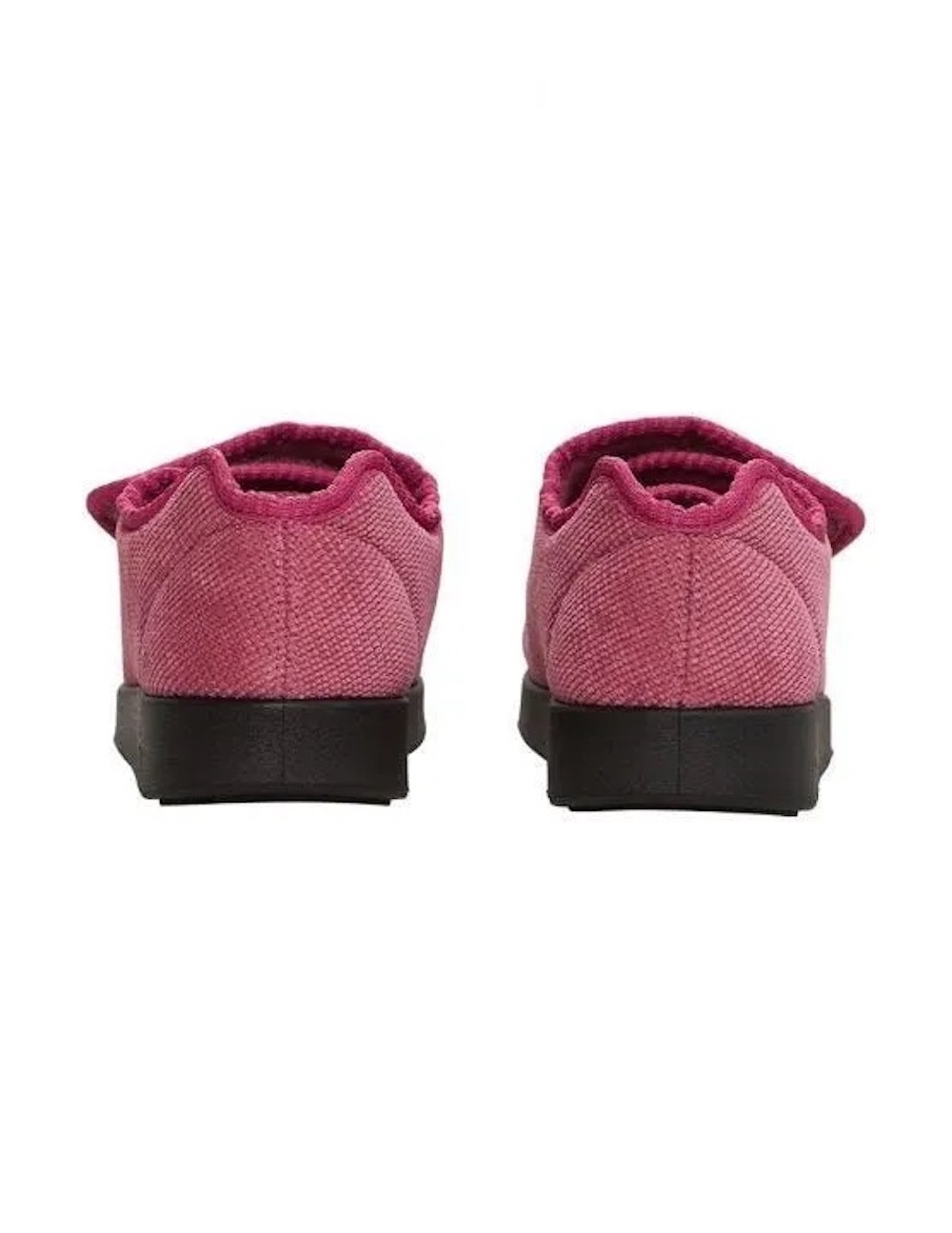 Silverts Women's Extra Extra Wide Easy Closure Slippers, Dusty Rose