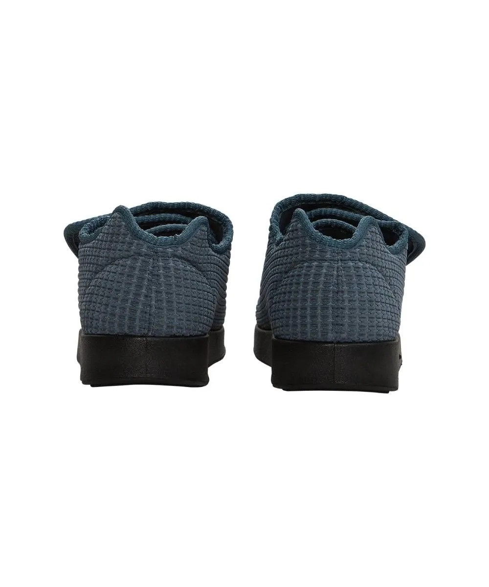 Silverts Men's Extra Extra Wide Easy Closure Slippers, Steel
