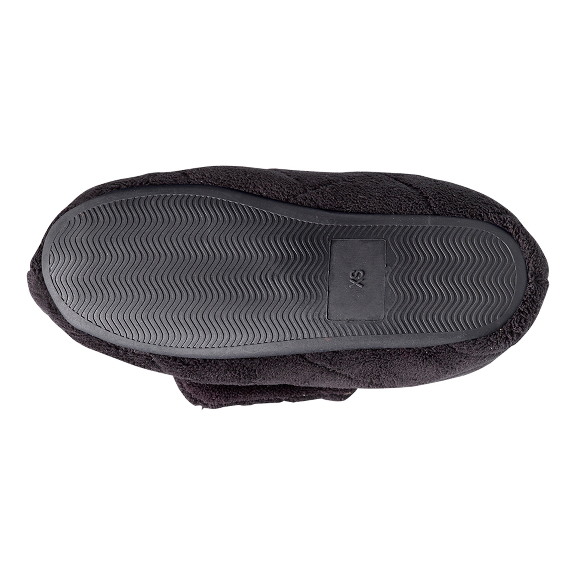 Silverts Women's Extra Wide Slippers, Black