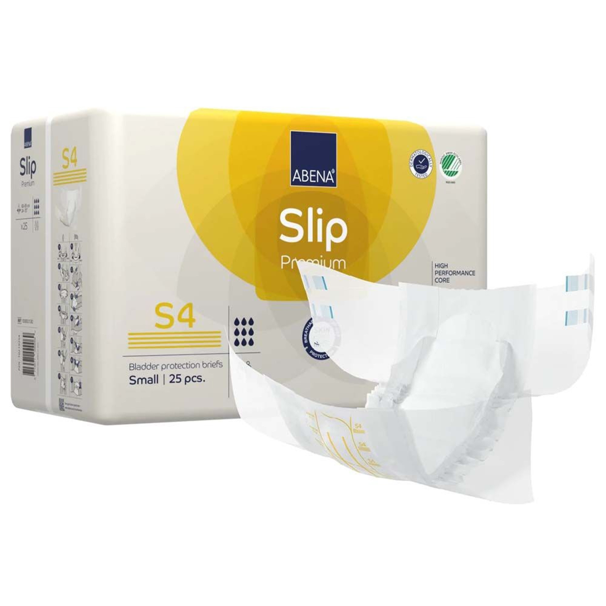 Abena Slip Premium Diapers with Tabs, Level 4s