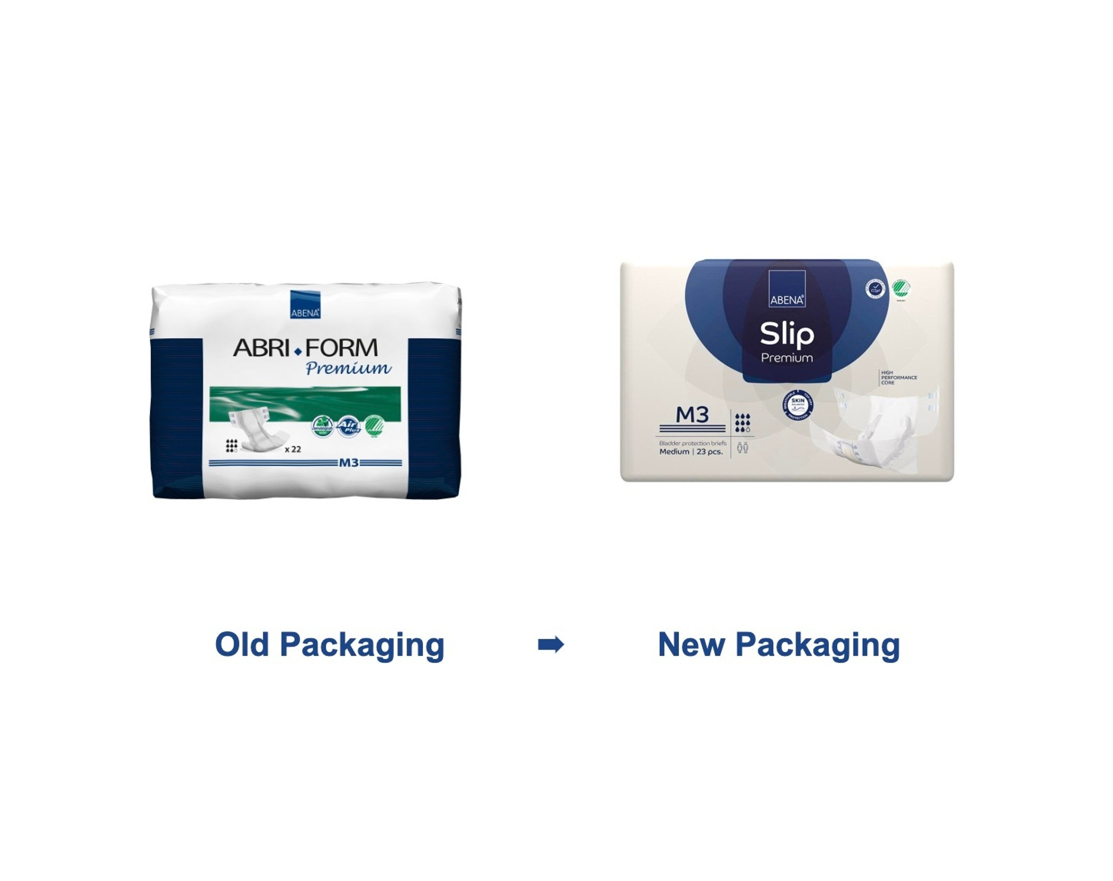 Abena Slip Premium Diapers with Tabs, Level 3s