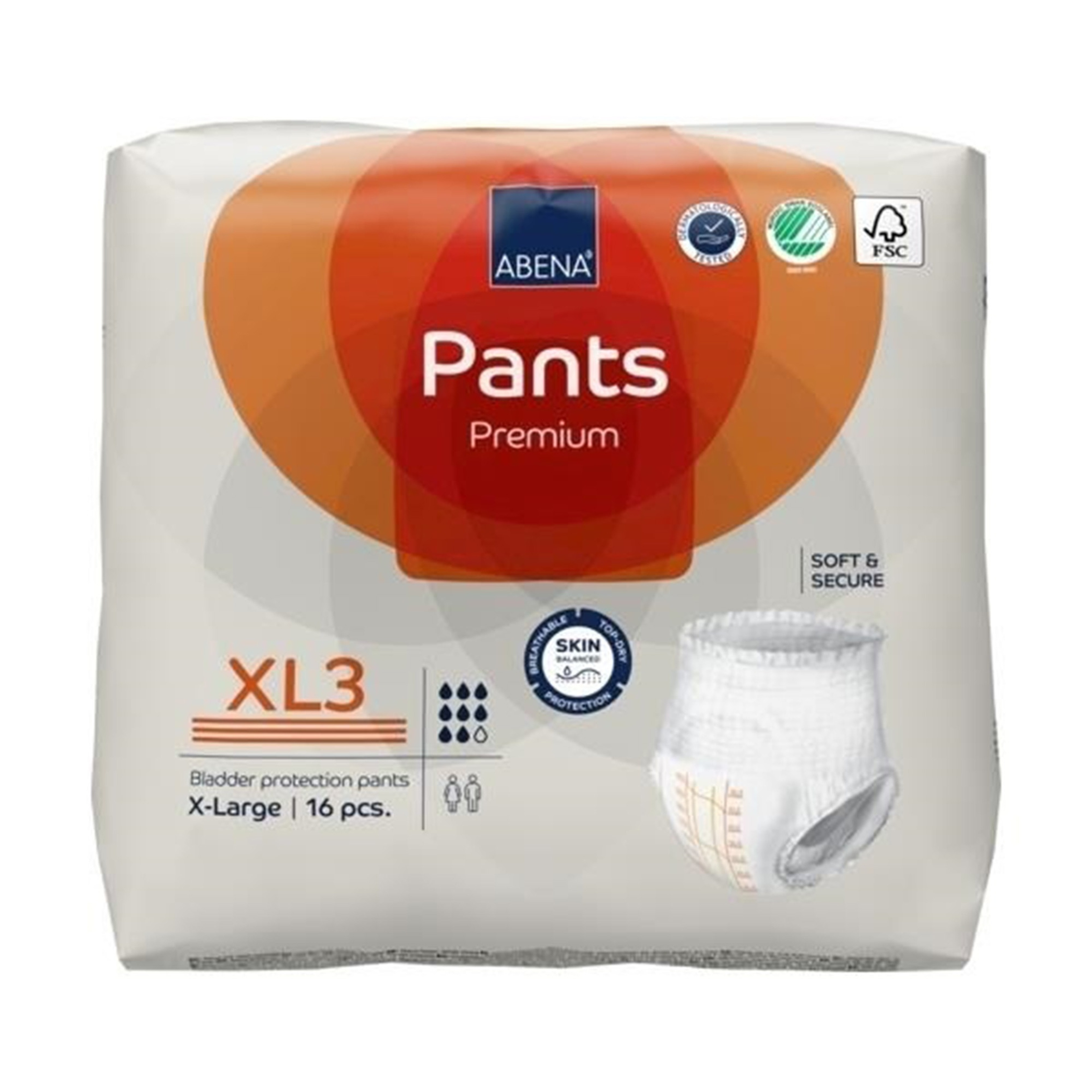 Abena Pants Pull-Up Underwear, Level 3s